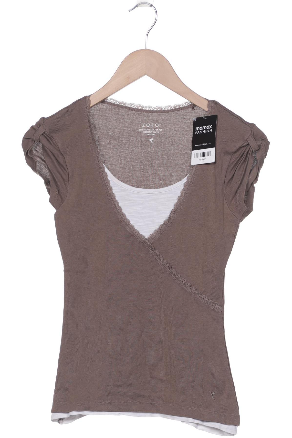

Zero Damen T-Shirt, braun, Gr. 34