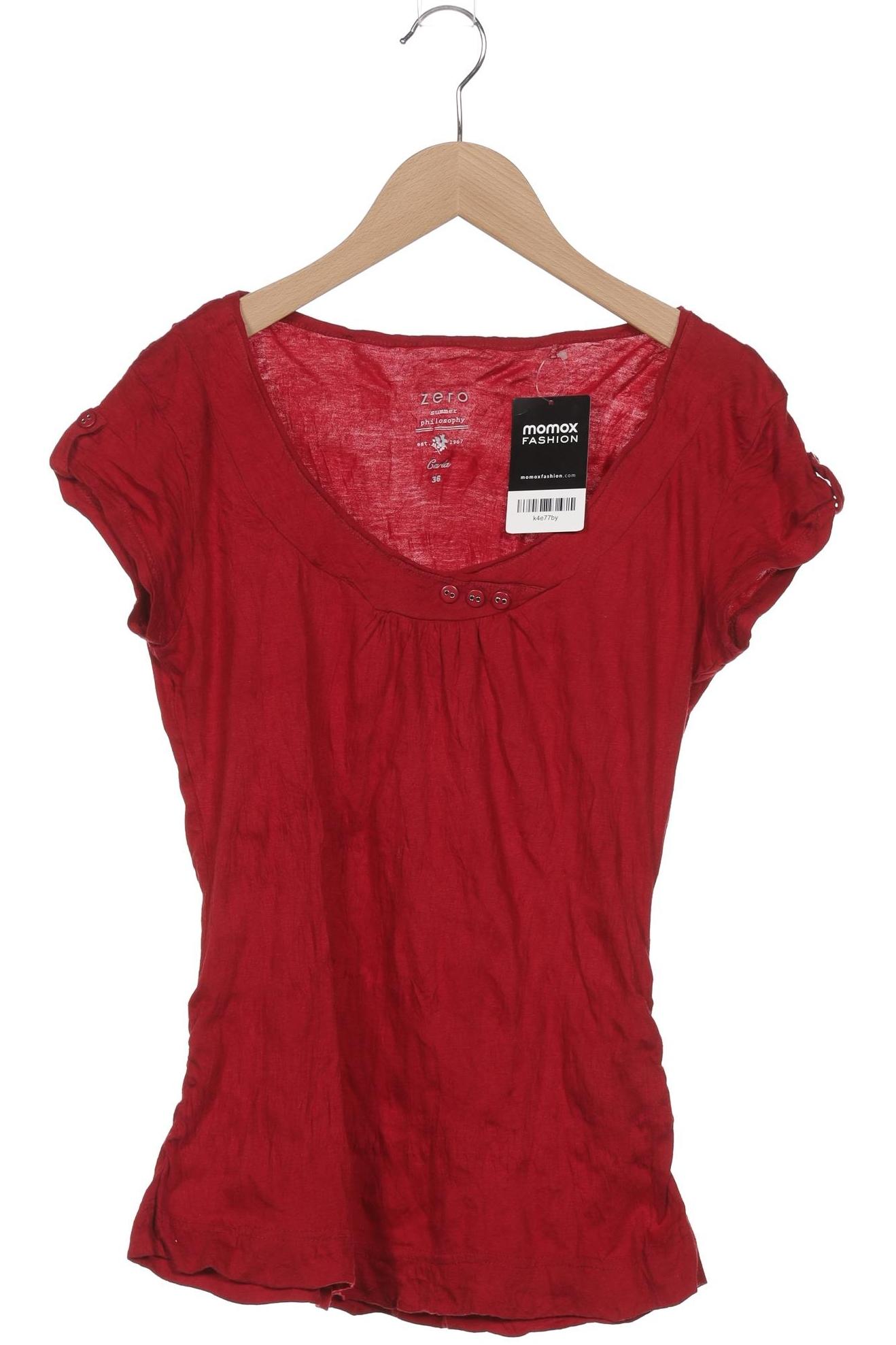 

Zero Damen T-Shirt, bordeaux, Gr. 36