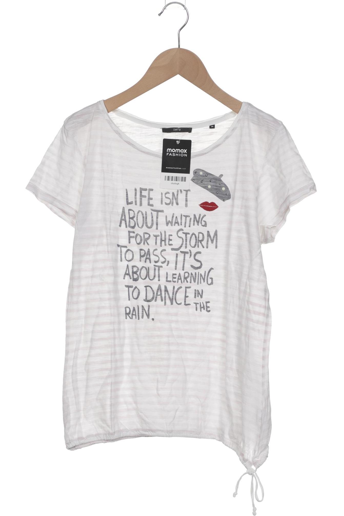 

Zero Damen T-Shirt, weiß, Gr. 38