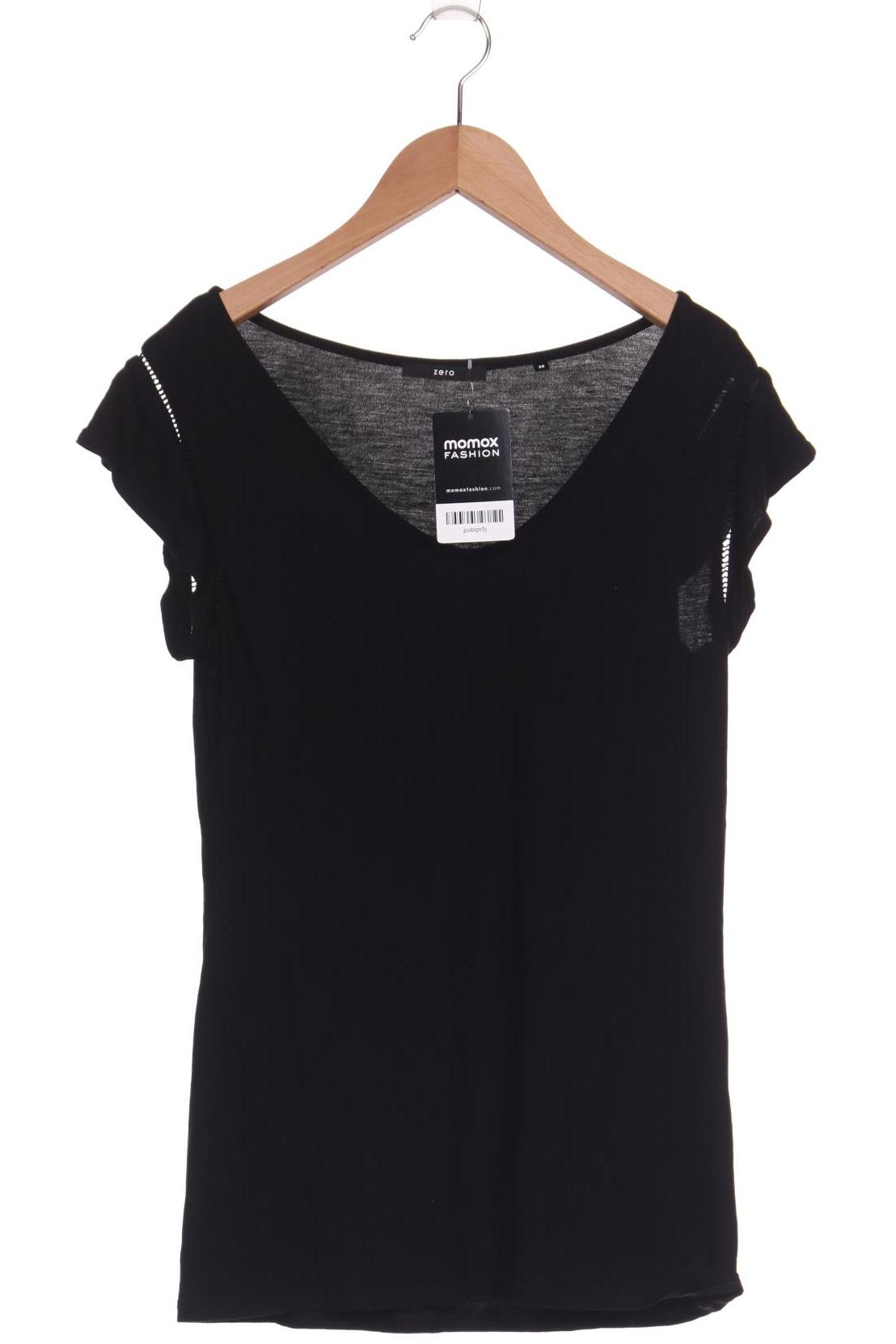 

Zero Damen T-Shirt, schwarz, Gr. 38