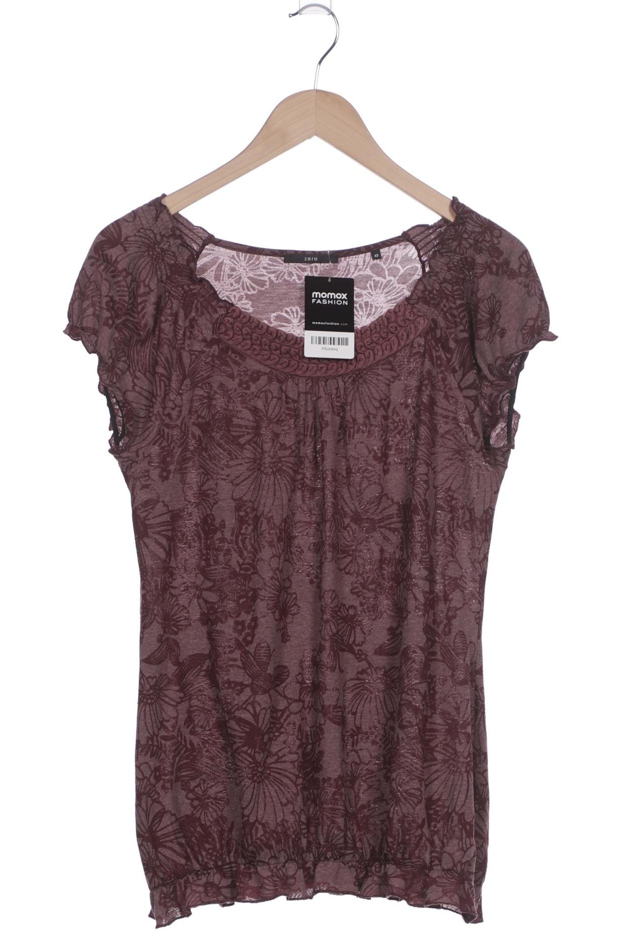 

Zero Damen T-Shirt, bordeaux, Gr. 42