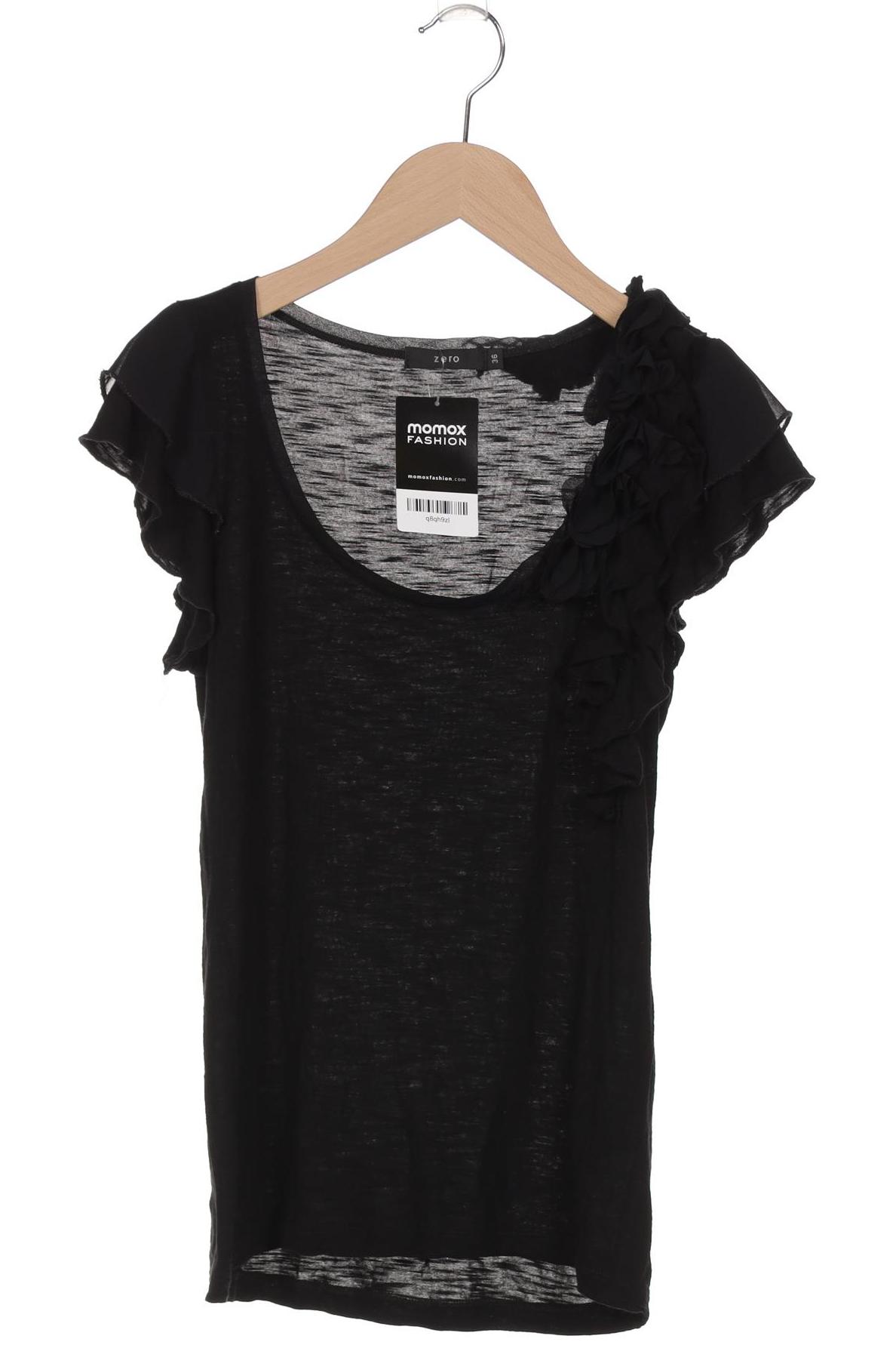 

Zero Damen T-Shirt, schwarz, Gr. 36