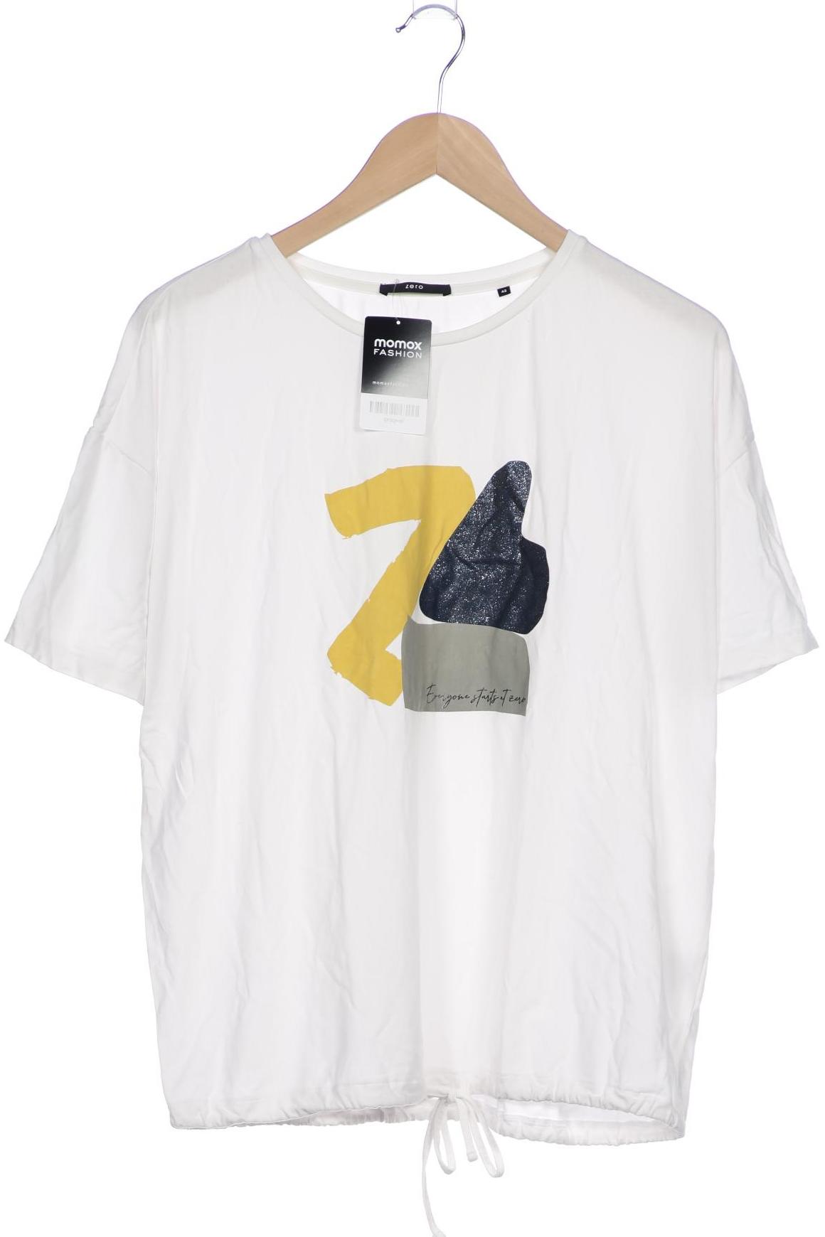 

Zero Damen T-Shirt, weiß, Gr. 42
