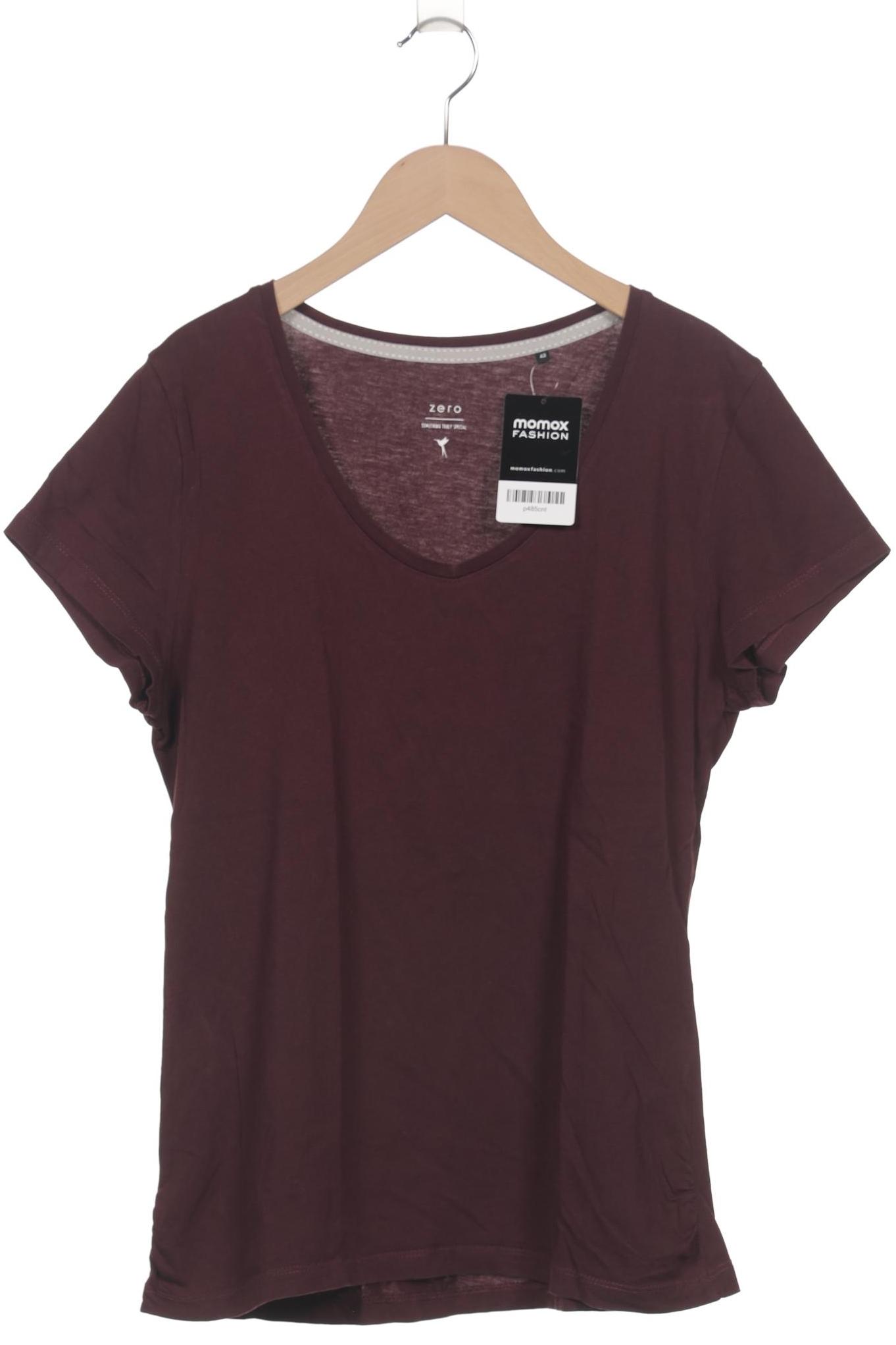 

Zero Damen T-Shirt, bordeaux, Gr. 42