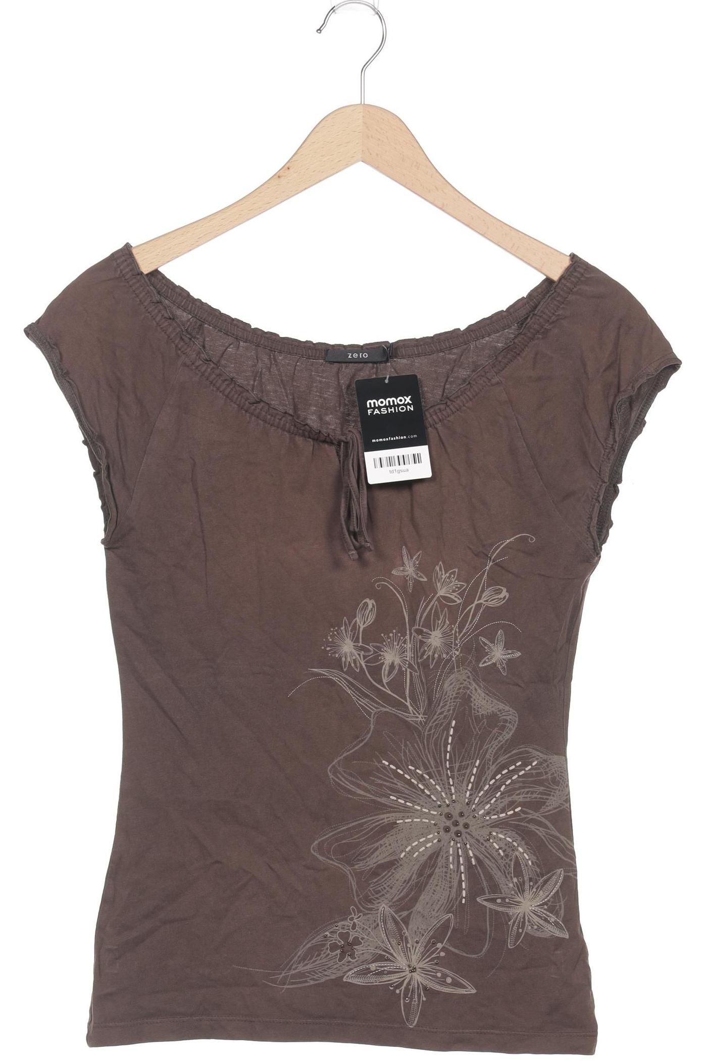 

Zero Damen T-Shirt, braun, Gr. 36