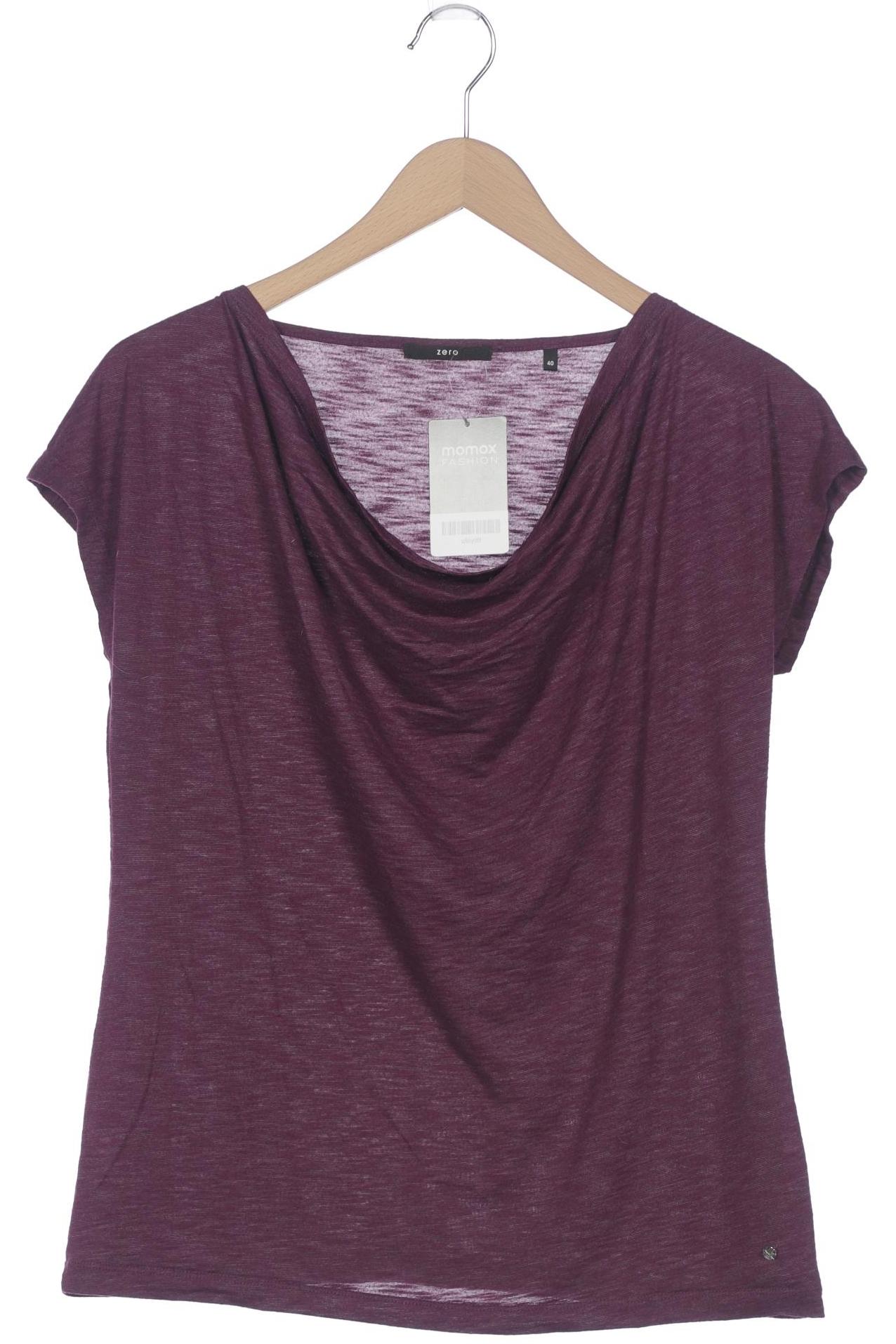 

Zero Damen T-Shirt, bordeaux, Gr. 40