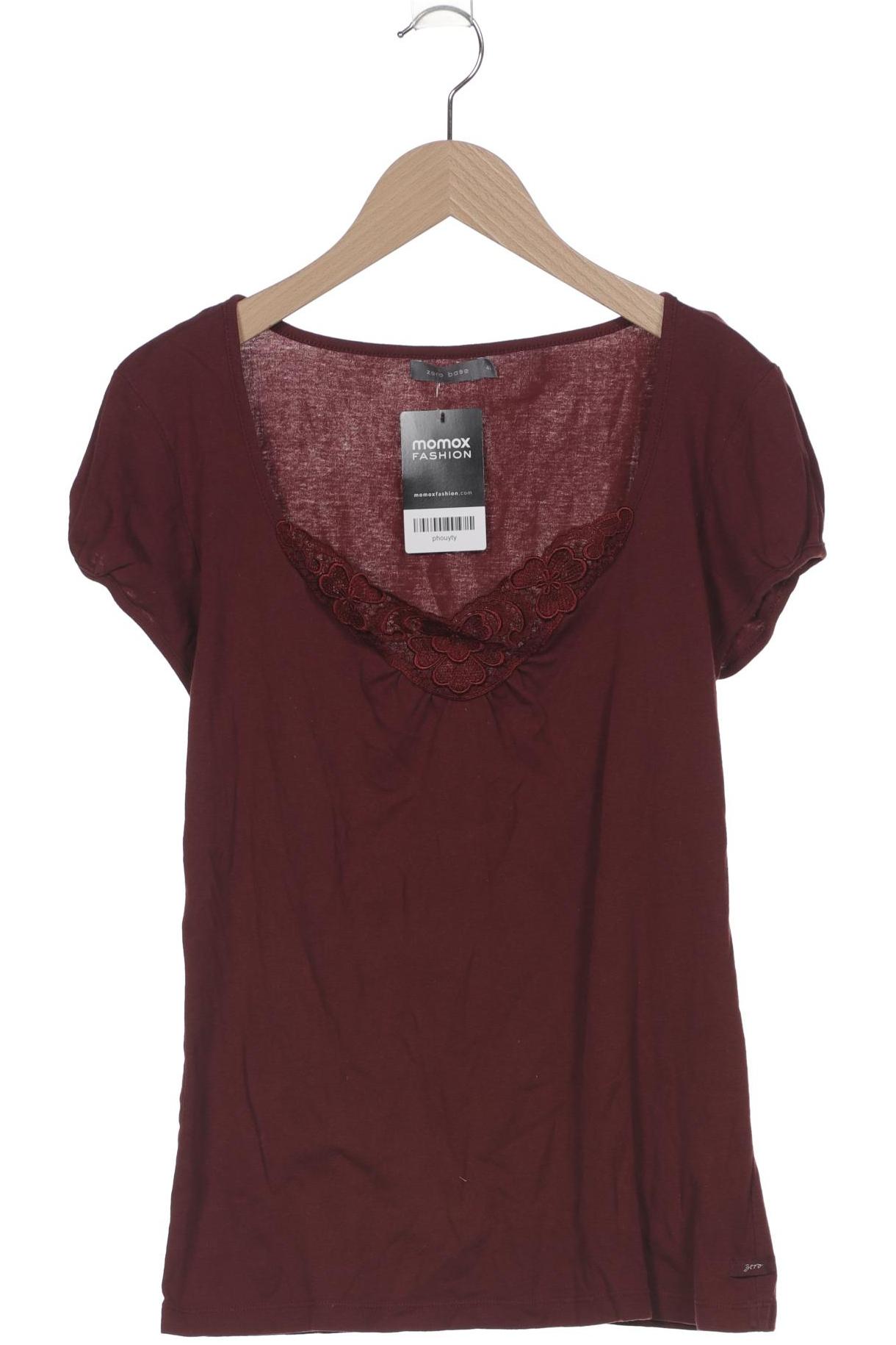 

Zero Damen T-Shirt, bordeaux, Gr. 42