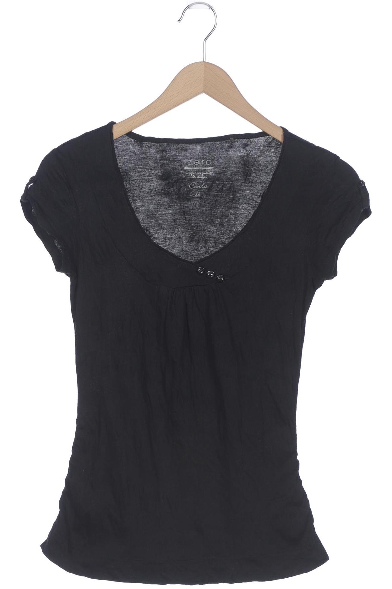 

Zero Damen T-Shirt, schwarz, Gr. 34
