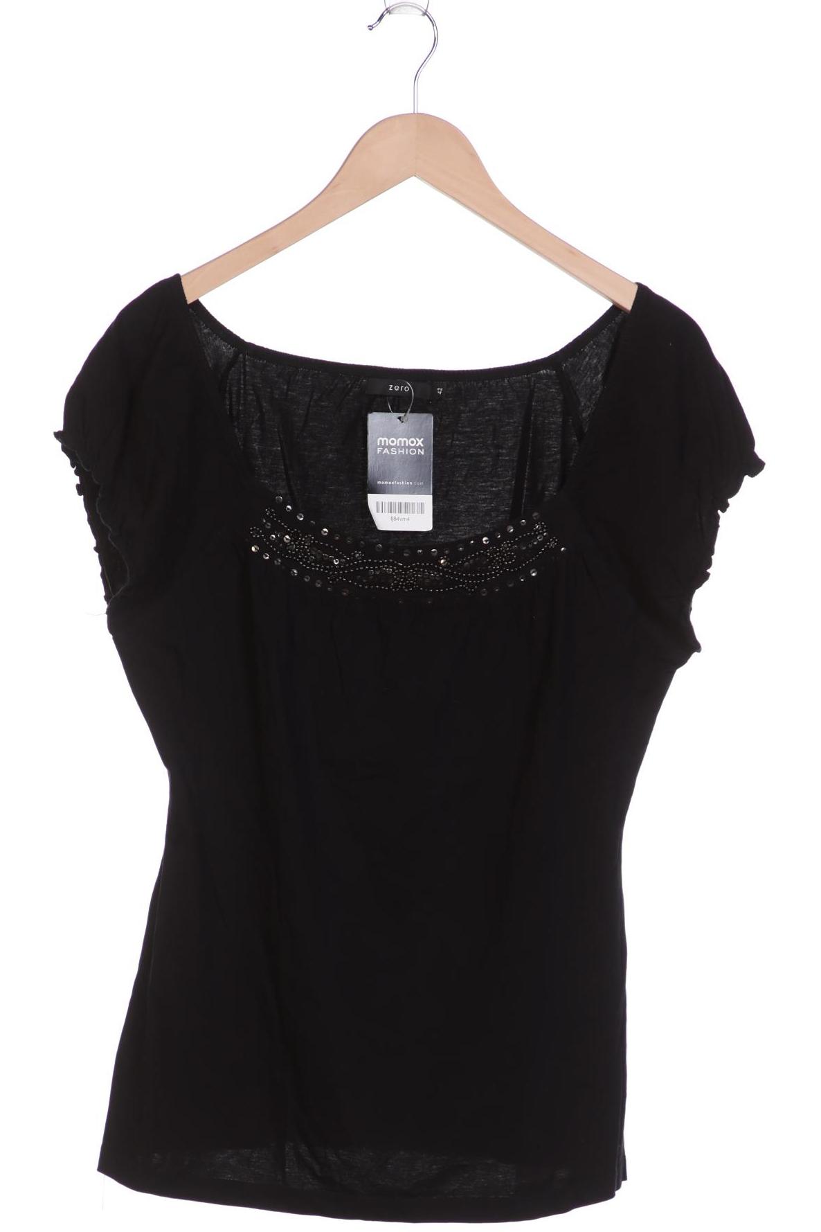 

Zero Damen T-Shirt, schwarz, Gr. 42