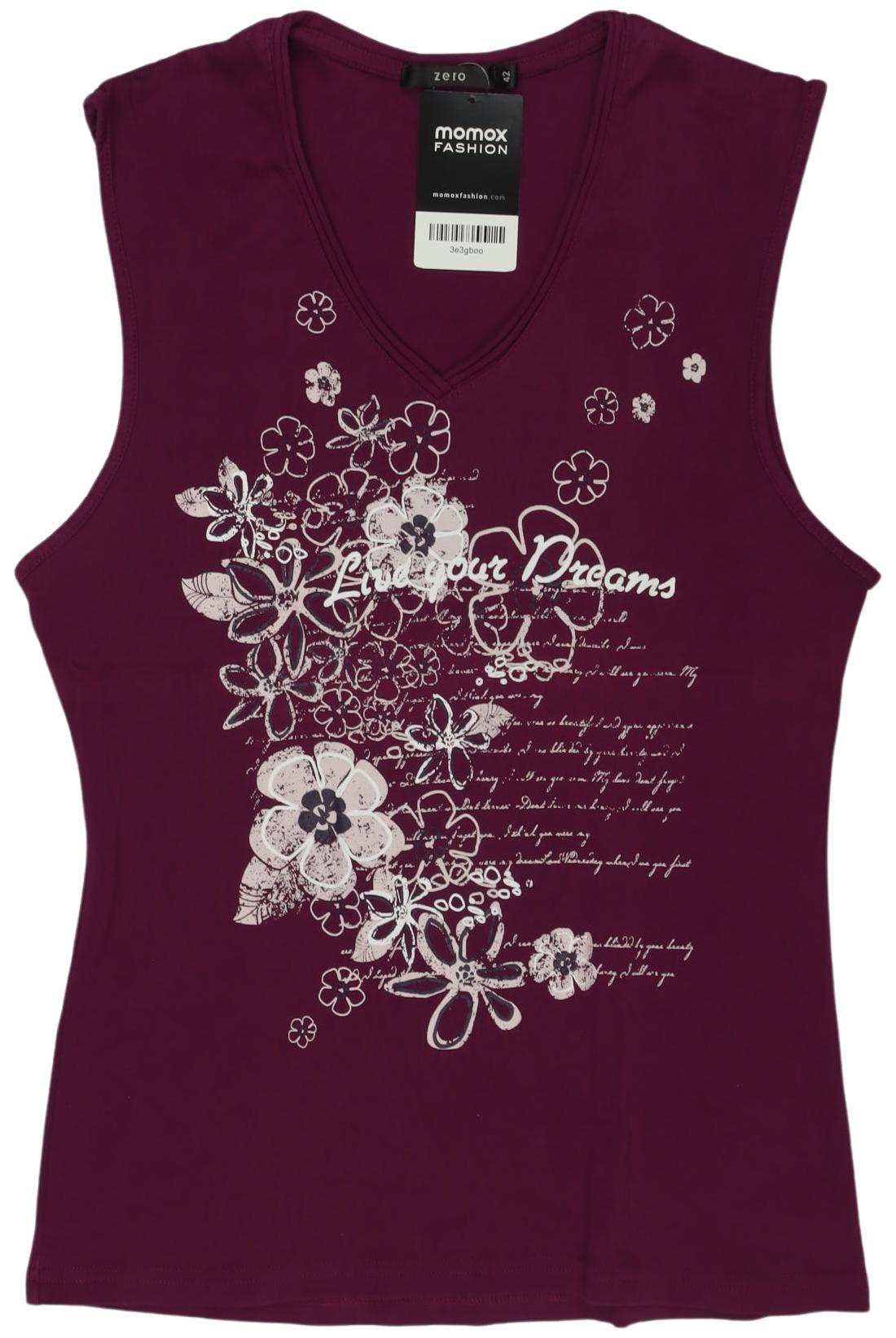 

Zero Damen Top, bordeaux, Gr. 42