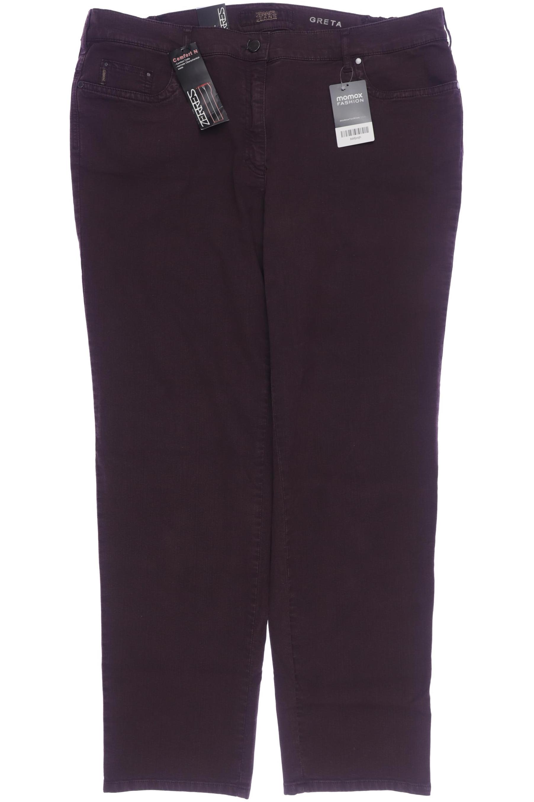

Zerres Damen Jeans, bordeaux, Gr. 48