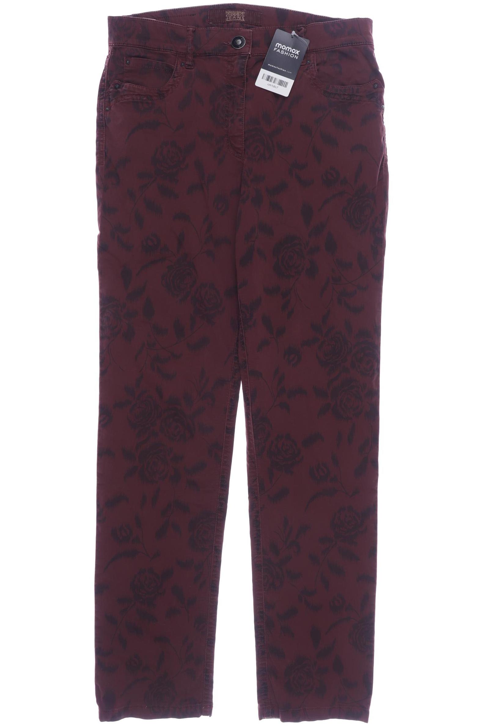 

Zerres Damen Jeans, bordeaux, Gr. 38