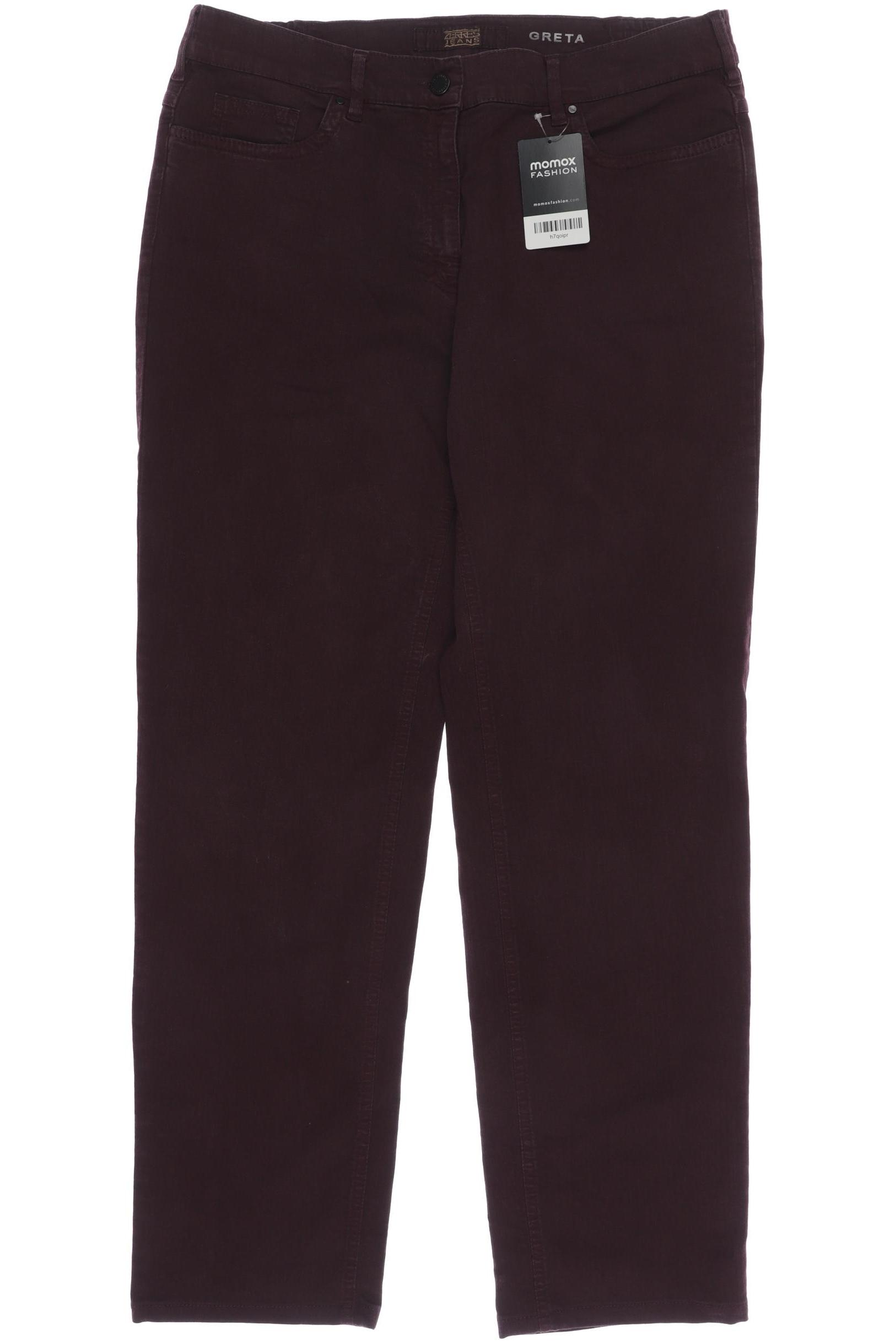 

Zerres Damen Jeans, bordeaux, Gr. 42