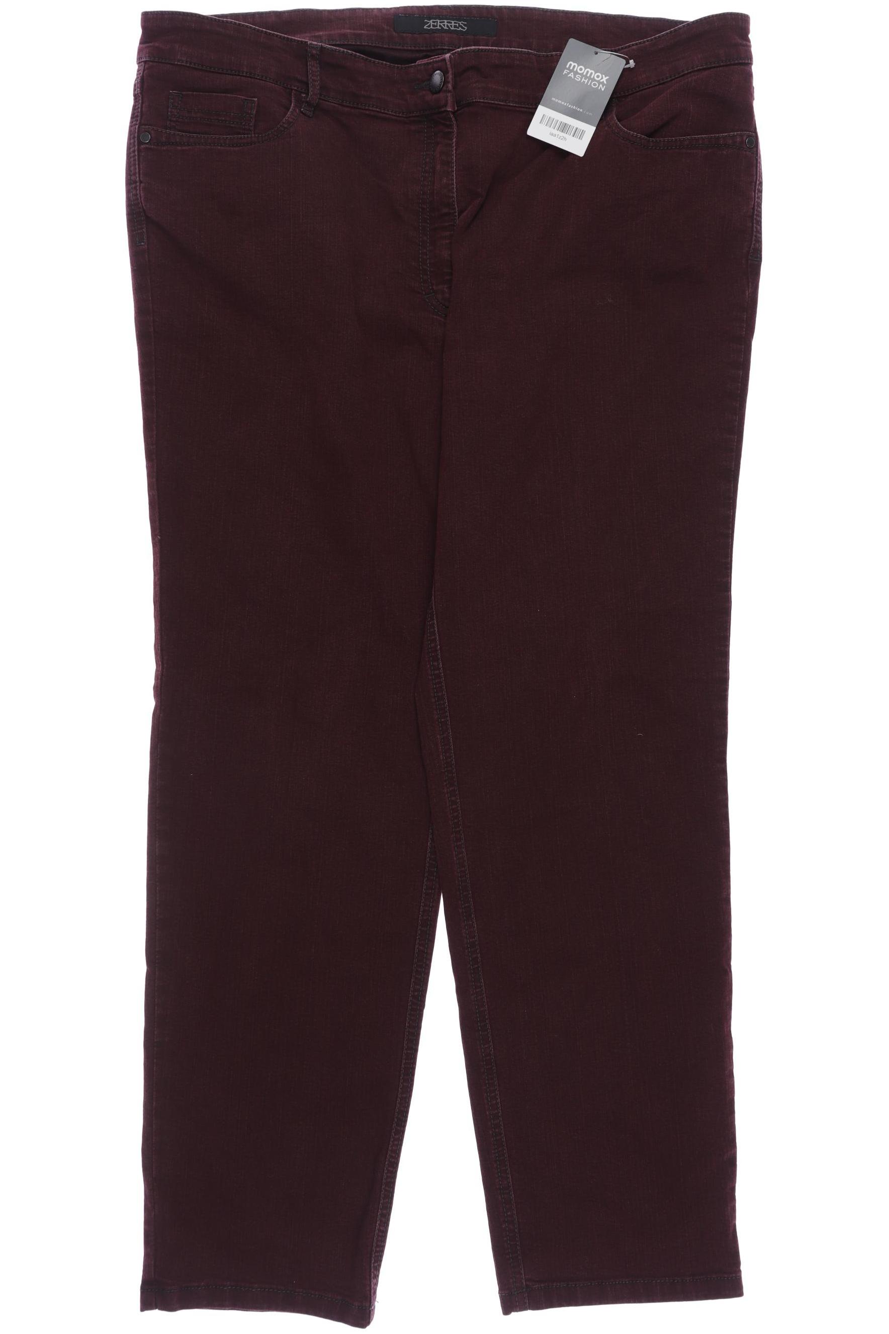 

Zerres Damen Jeans, bordeaux, Gr. 48