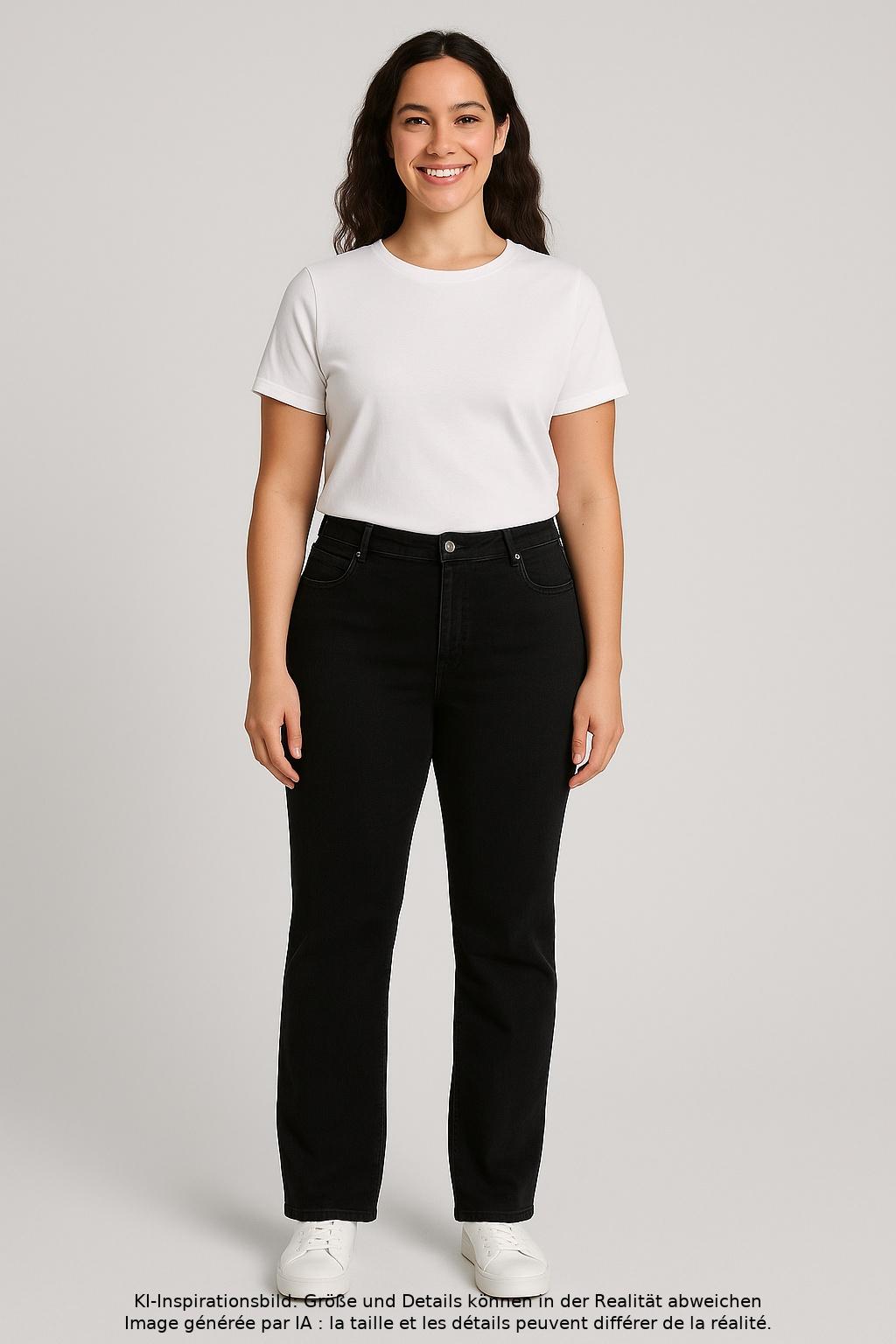 

Zerres Damen Jeans, schwarz, Gr. 42