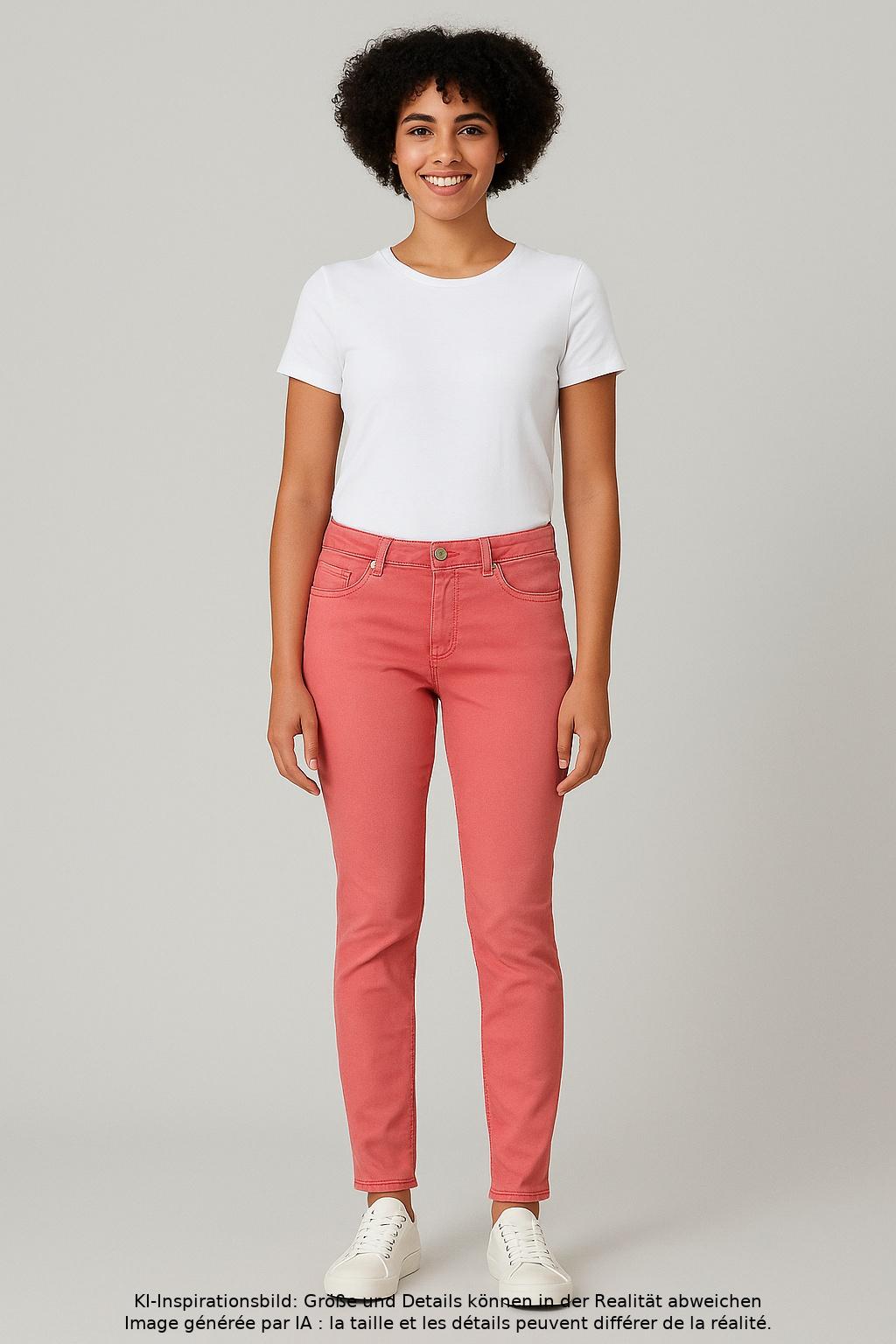 

Zerres Damen Jeans, pink, Gr. 42