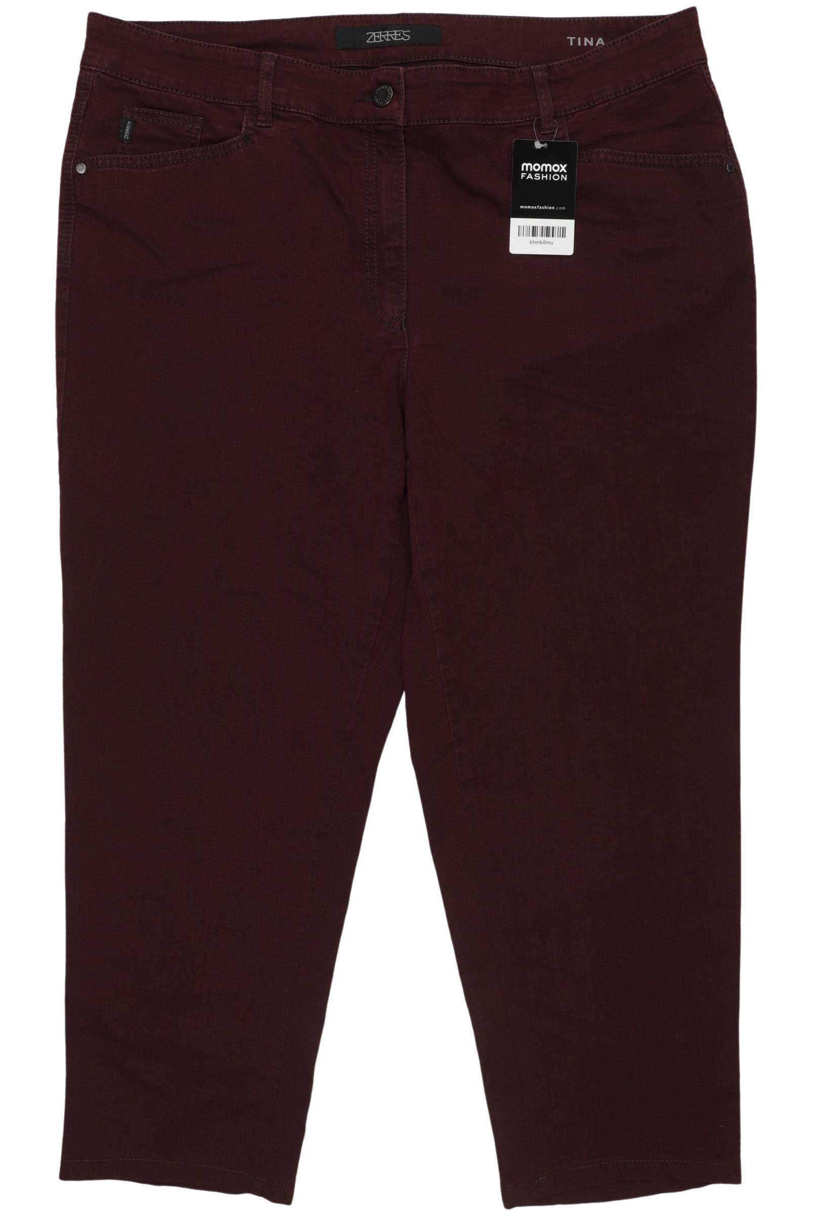 

Zerres Damen Jeans, bordeaux, Gr. 48