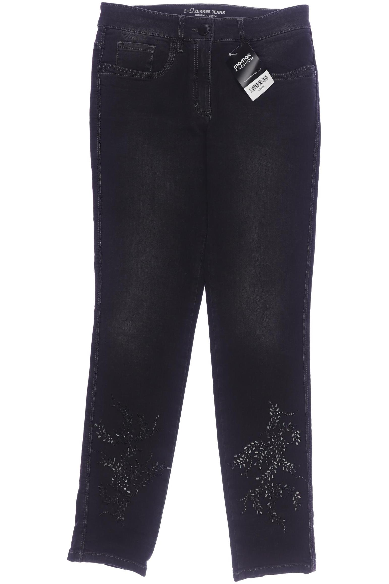 

Zerres Damen Jeans, schwarz, Gr. 34