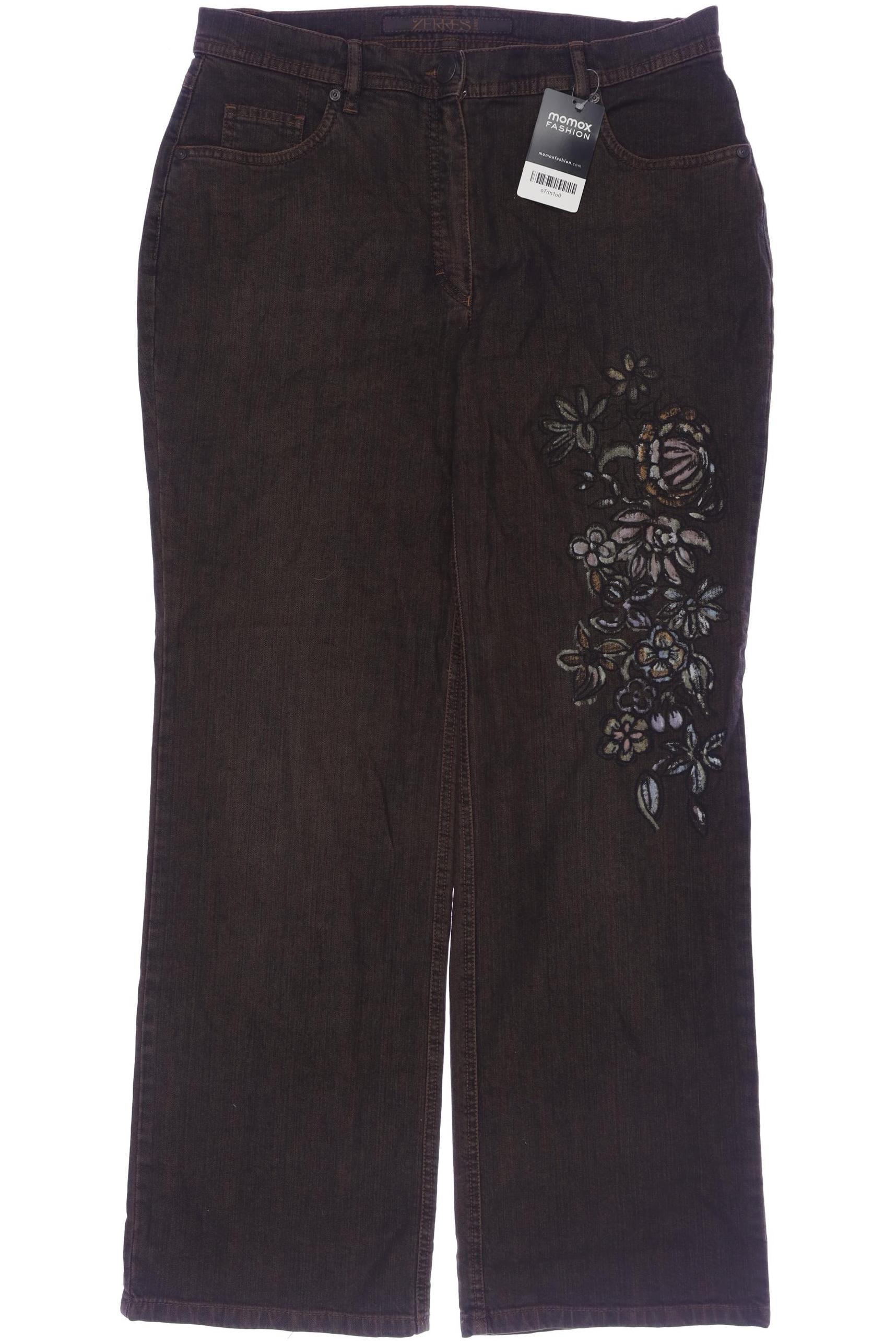 

Zerres Damen Jeans, braun, Gr. 42