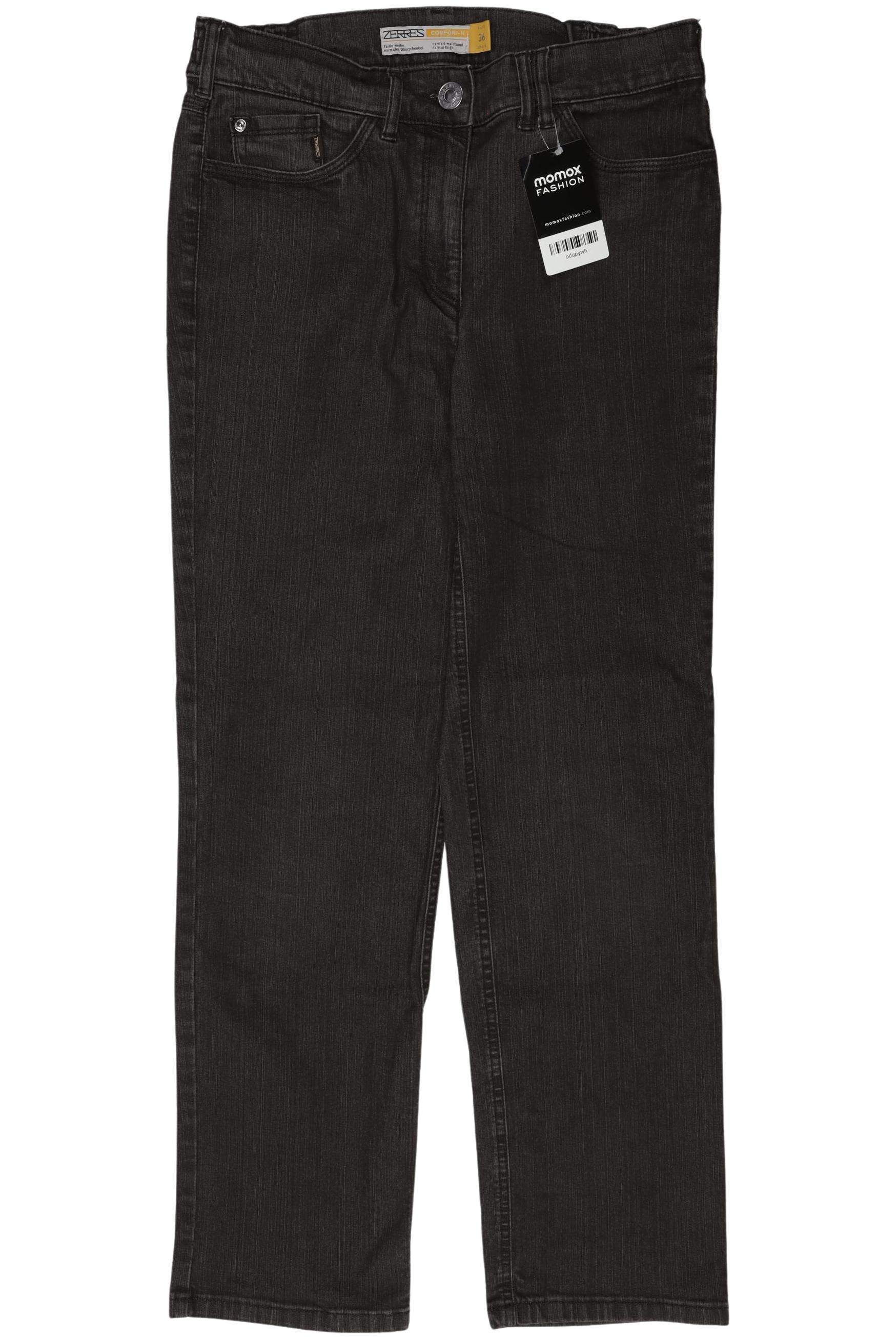 

Zerres Damen Jeans, schwarz, Gr. 18
