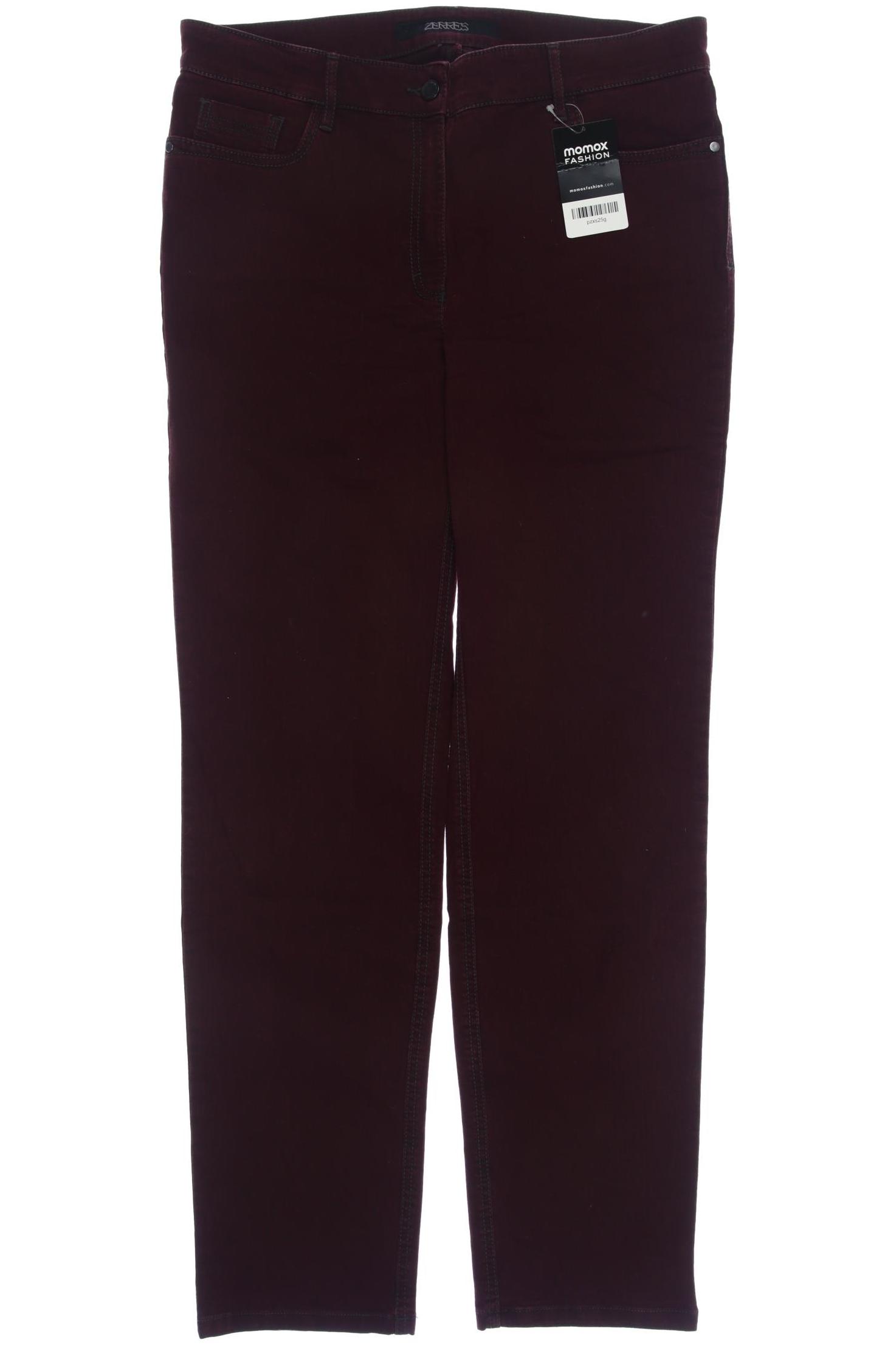 

Zerres Damen Jeans, bordeaux, Gr. 42