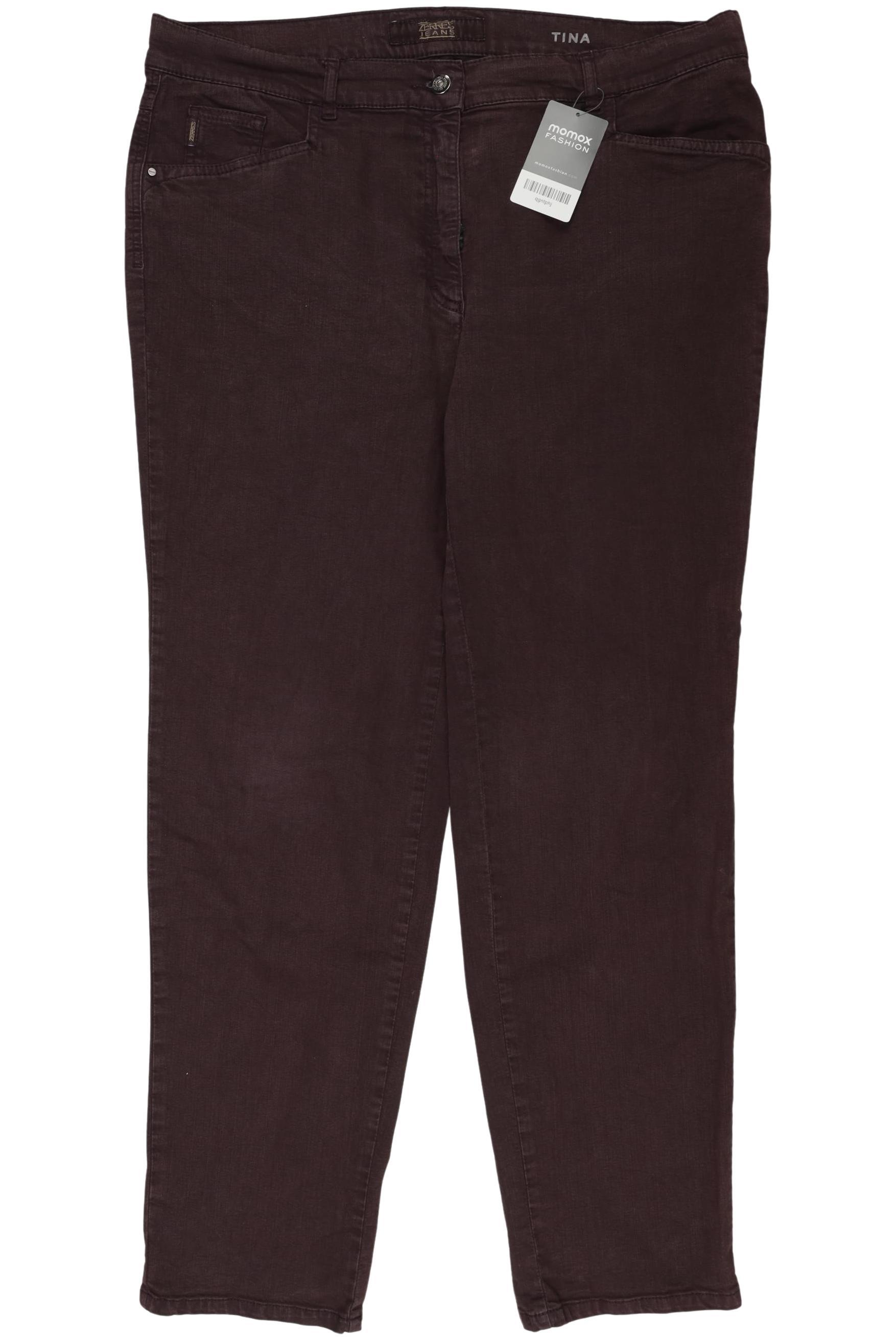 

Zerres Damen Jeans, bordeaux, Gr. 46