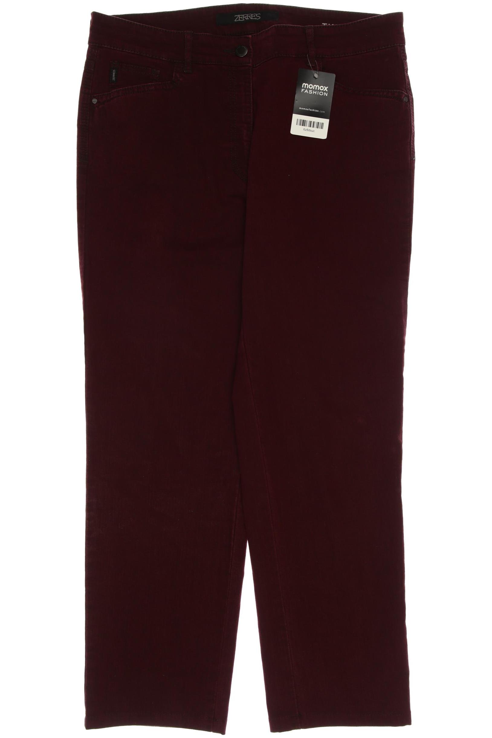 

Zerres Damen Jeans, bordeaux, Gr. 42