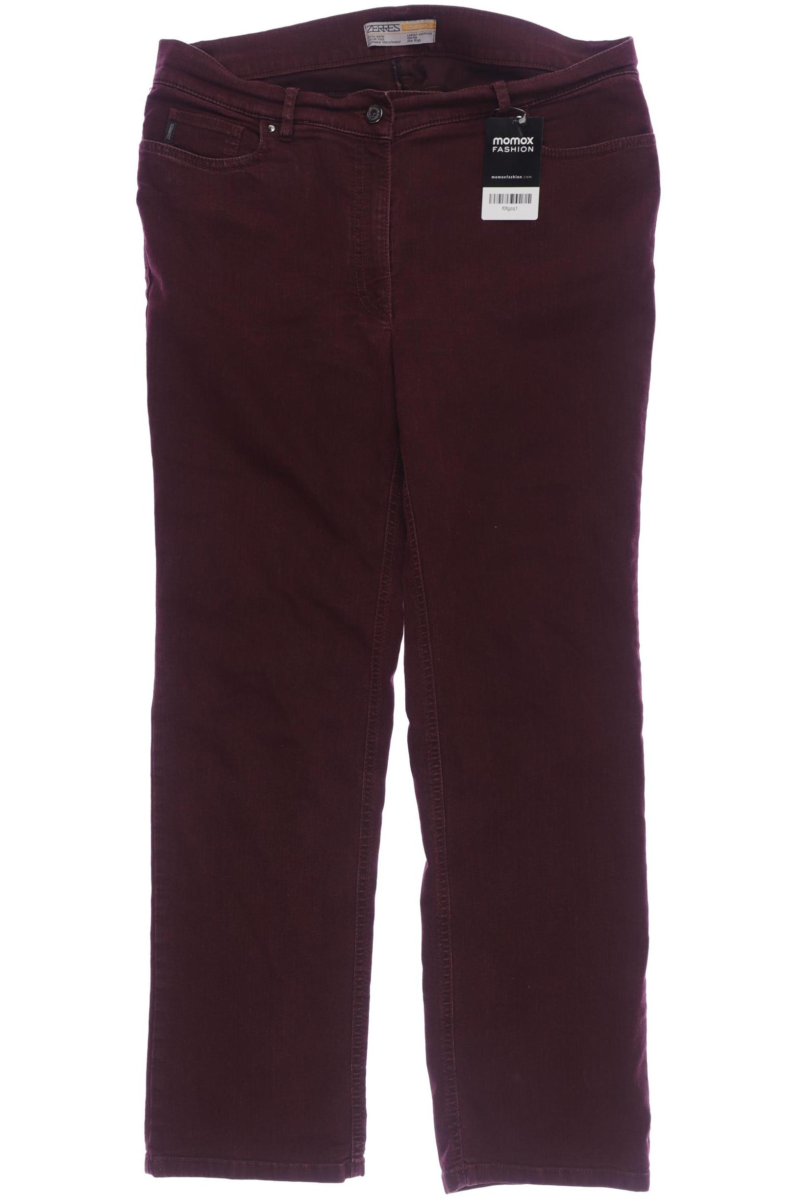 

Zerres Damen Jeans, bordeaux, Gr. 34