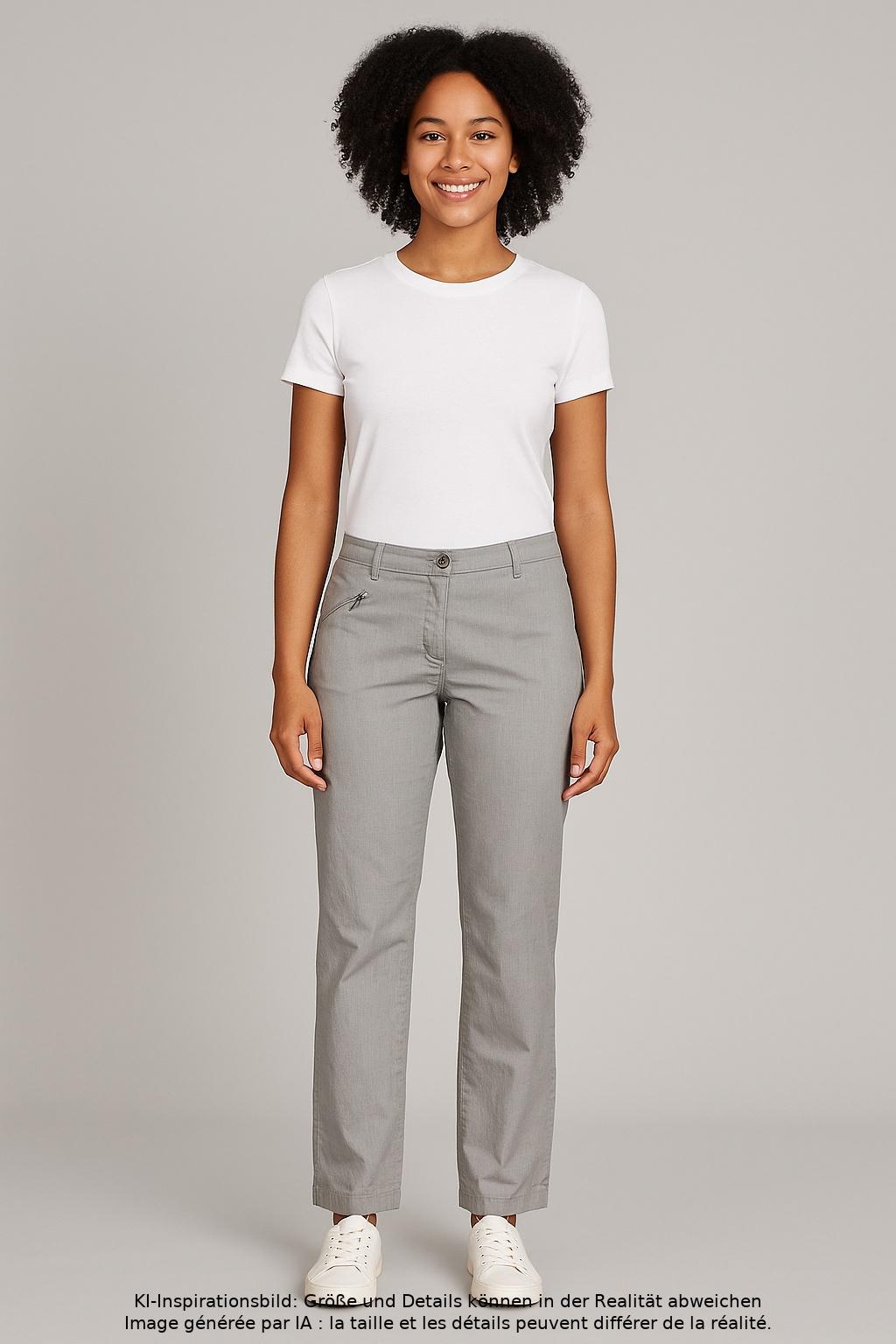 

Zerres Damen Jeans, grau, Gr. 21