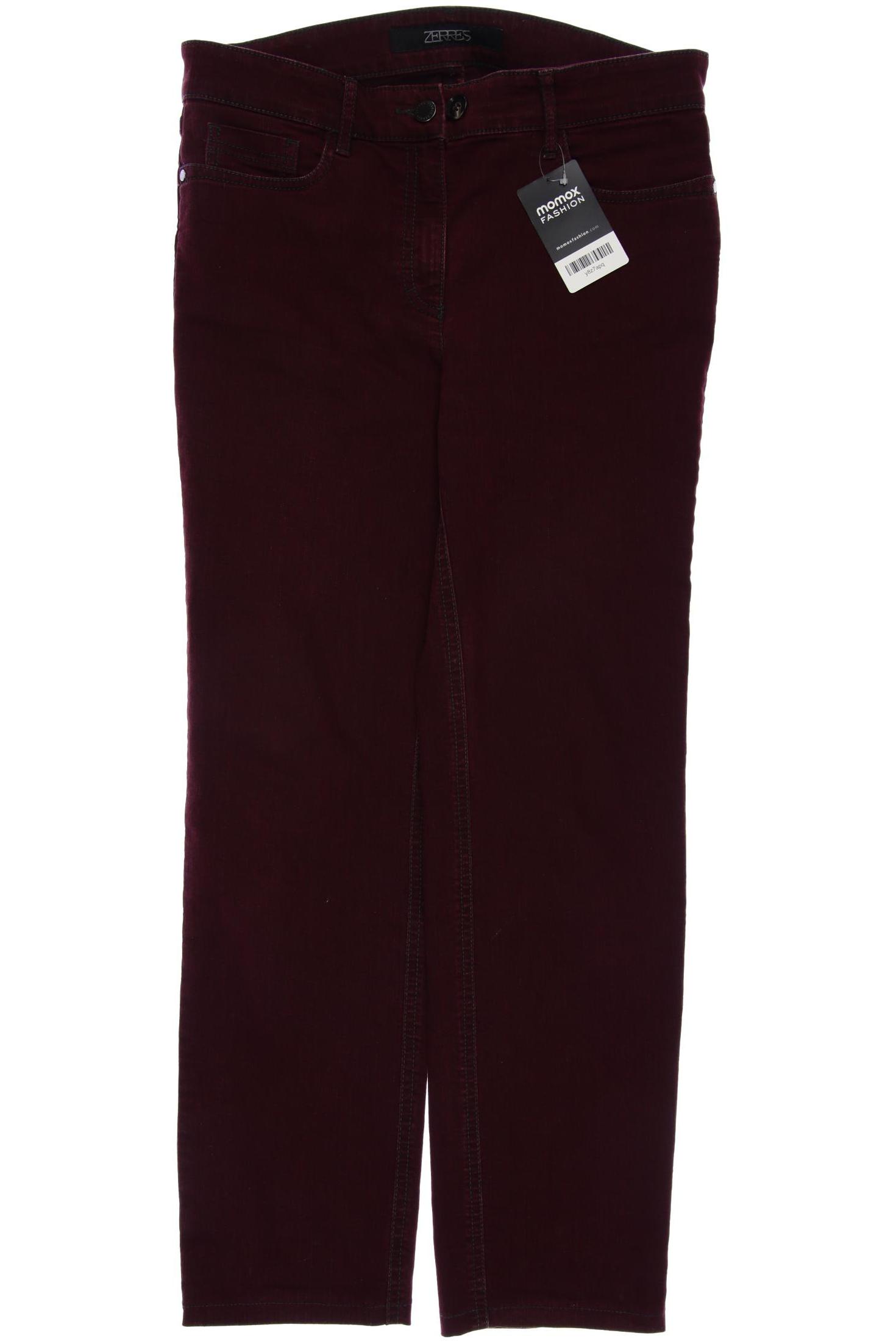 

Zerres Damen Jeans, bordeaux, Gr. 18