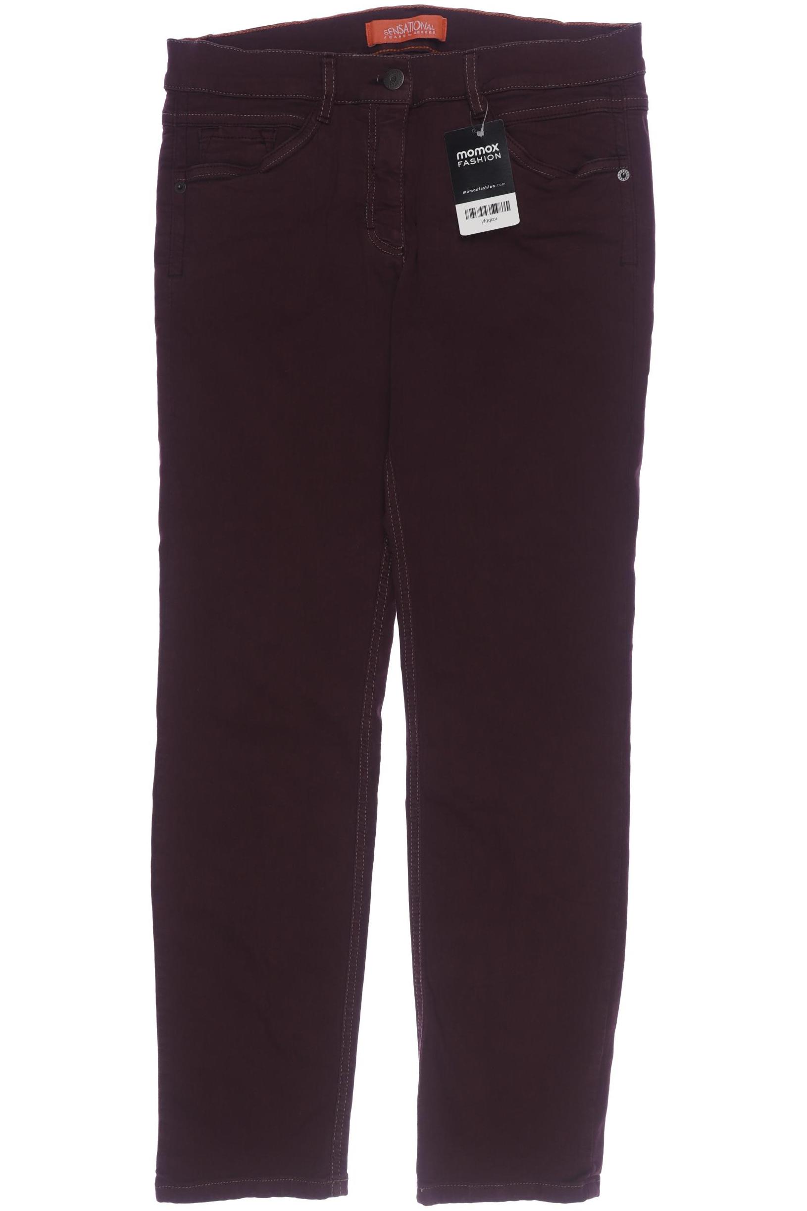 

Zerres Damen Jeans, bordeaux, Gr. 38