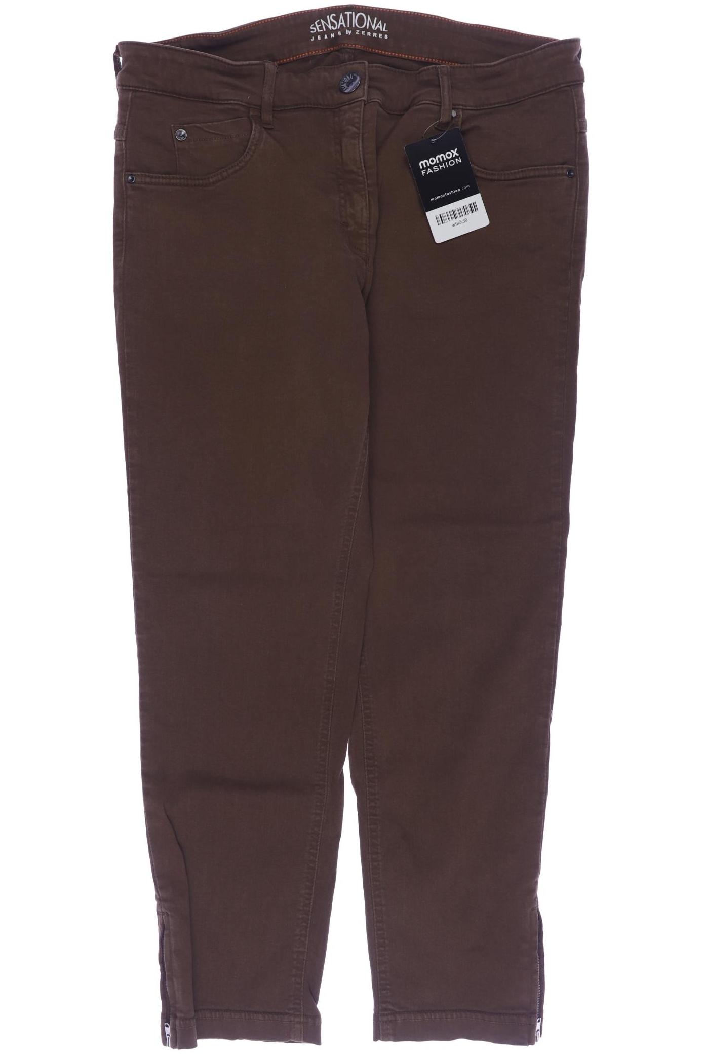 

Zerres Damen Jeans, braun, Gr. 42