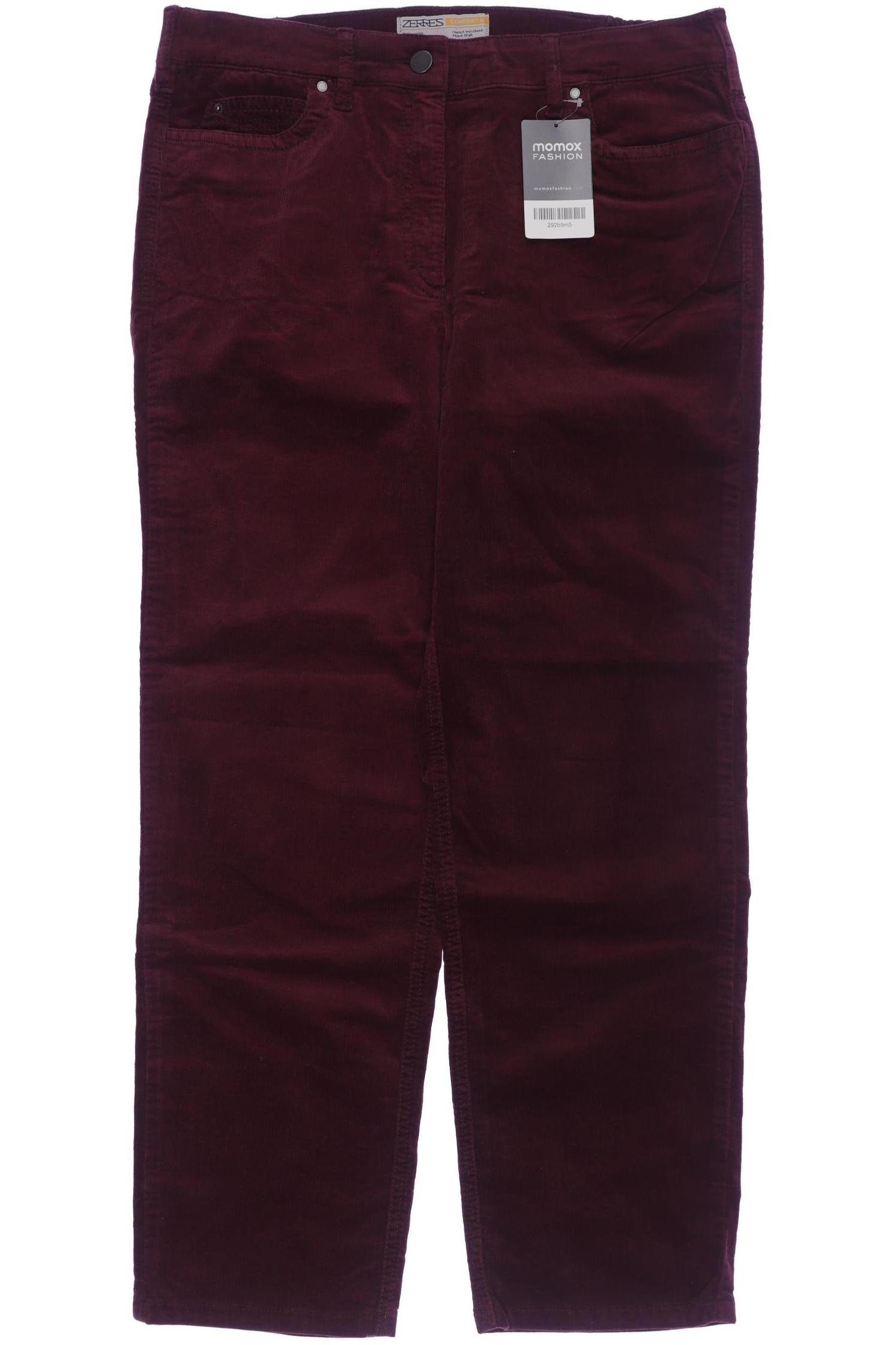 

Zerres Damen Stoffhose, bordeaux, Gr. 20