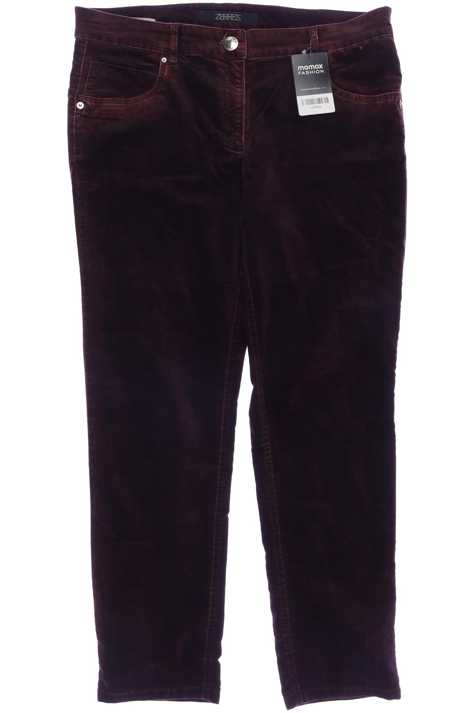 

Zerres Damen Stoffhose, bordeaux, Gr. 21