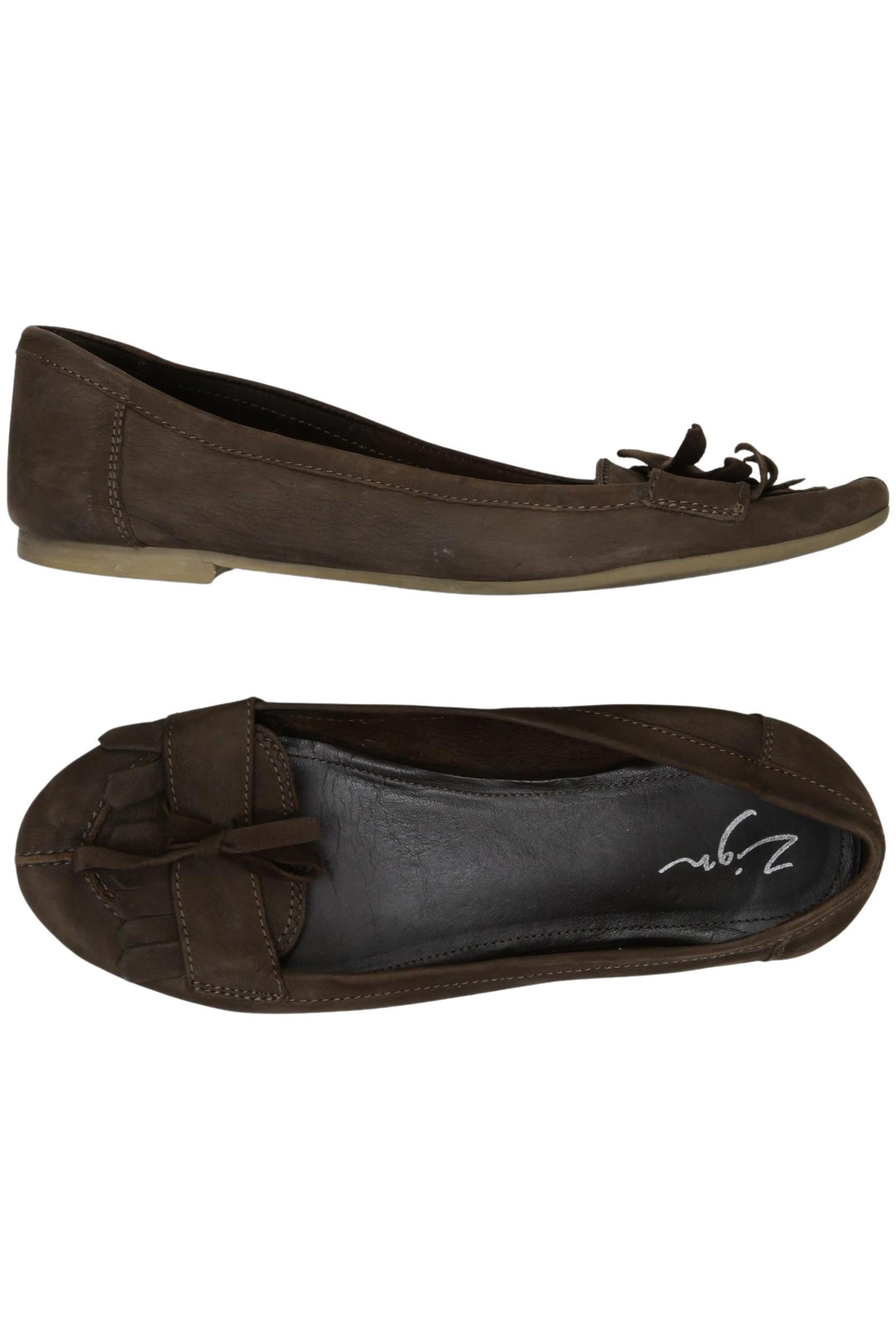 

Zign Damen Ballerinas, braun, Gr. 40