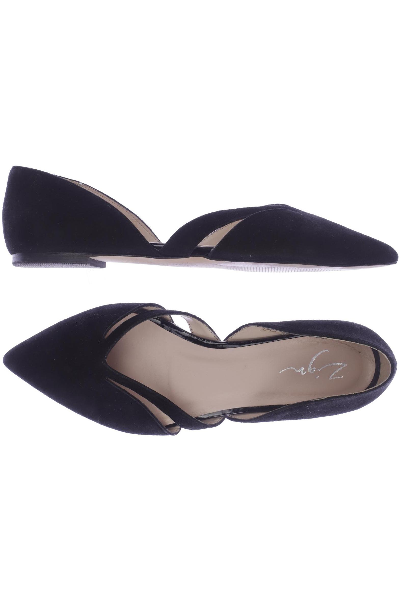 

Zign Damen Ballerinas, schwarz