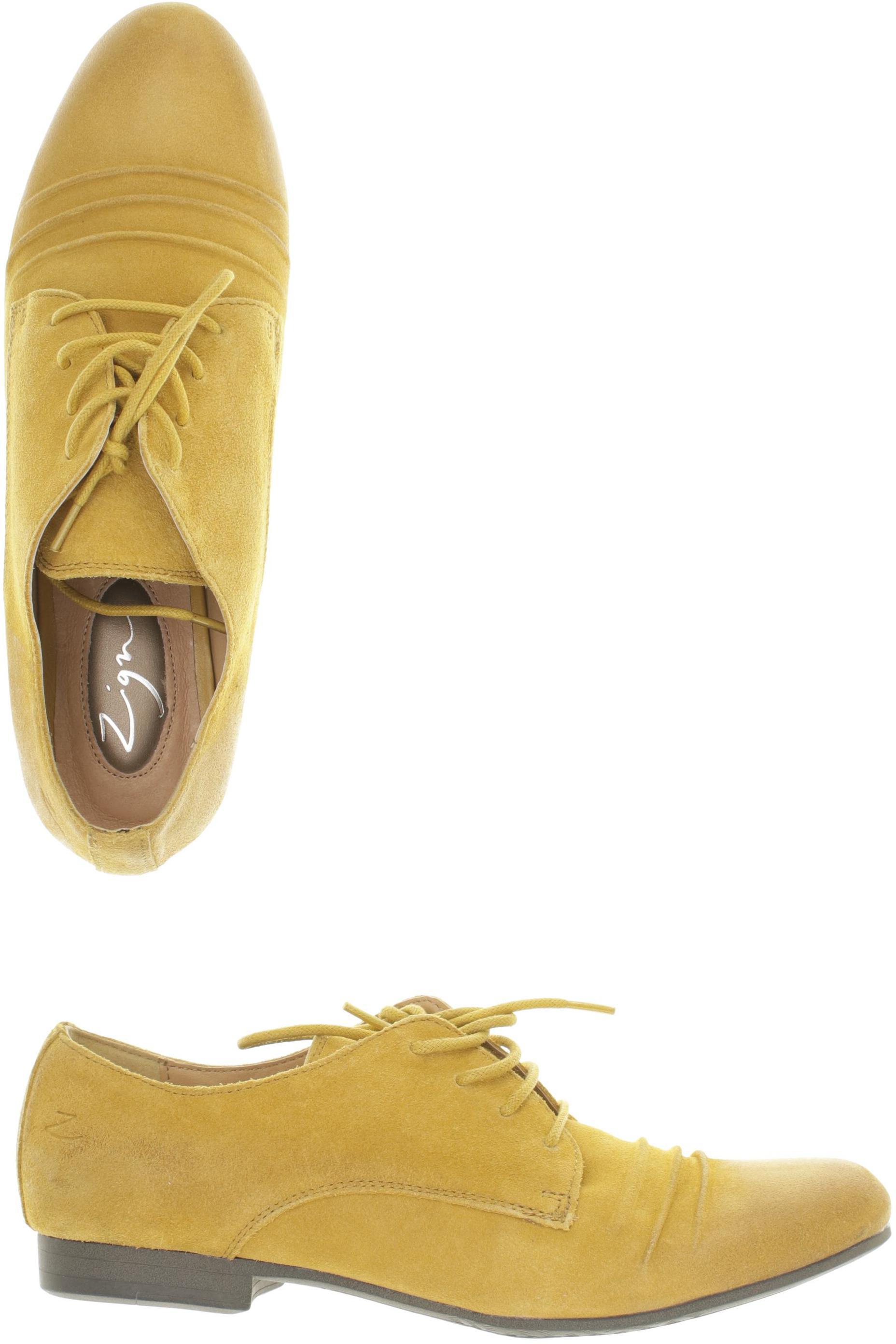 

Zign Damen Halbschuh, gelb, Gr. 40