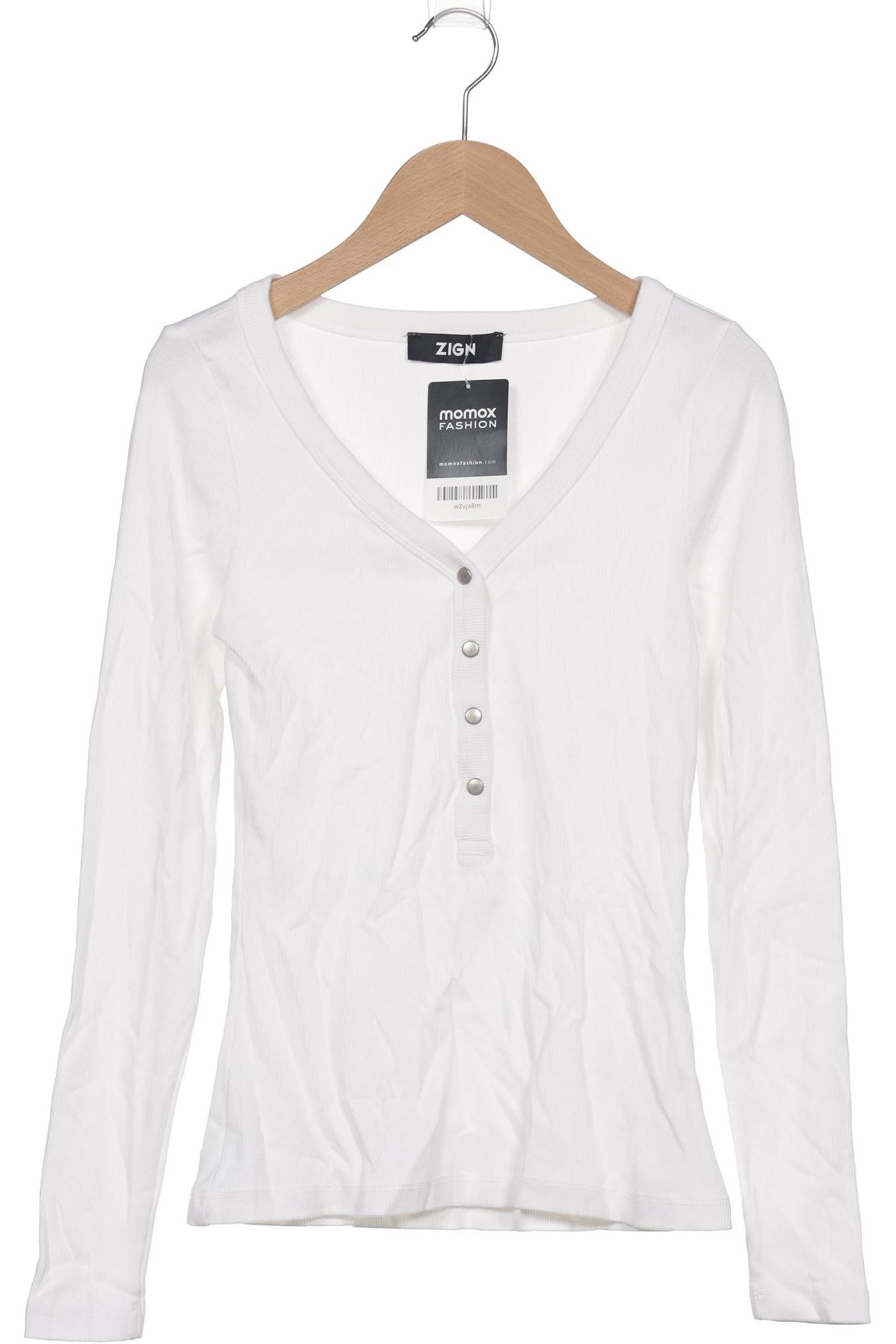 

Zign Damen Langarmshirt, weiß, Gr. 36