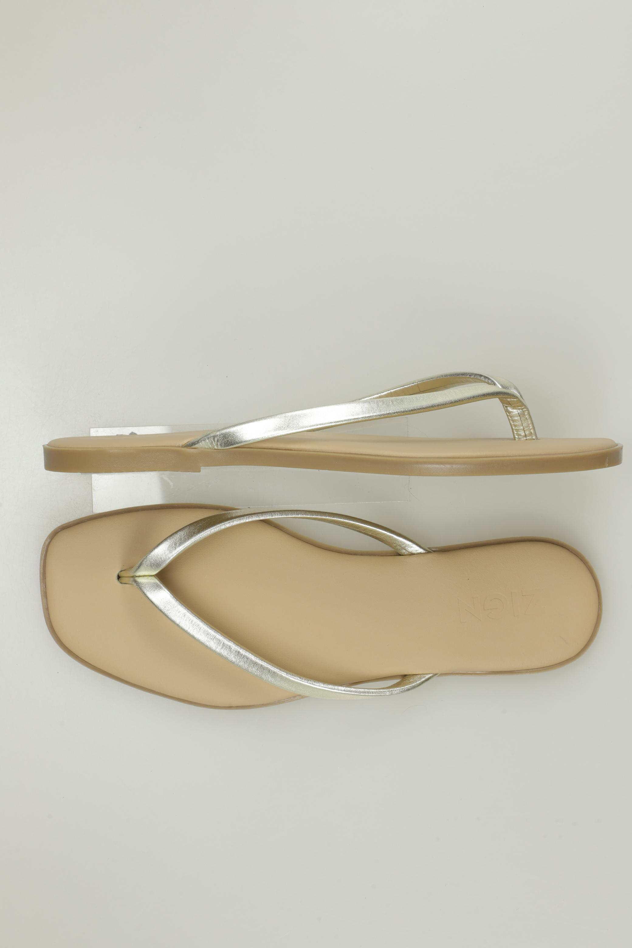 

Zign Damen Sandale, gold, Gr. 39