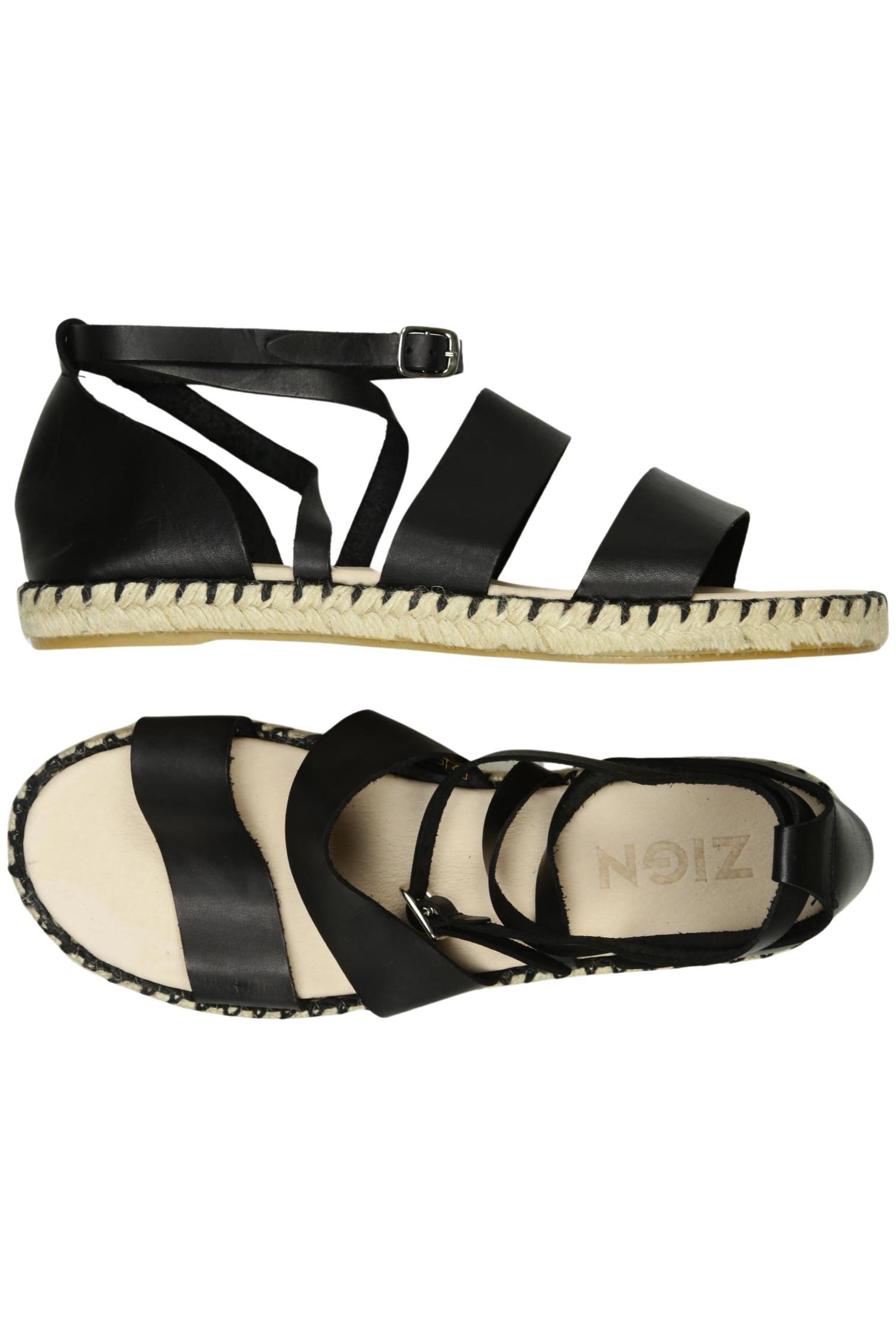 

Zign Damen Sandale, schwarz, Gr. 41