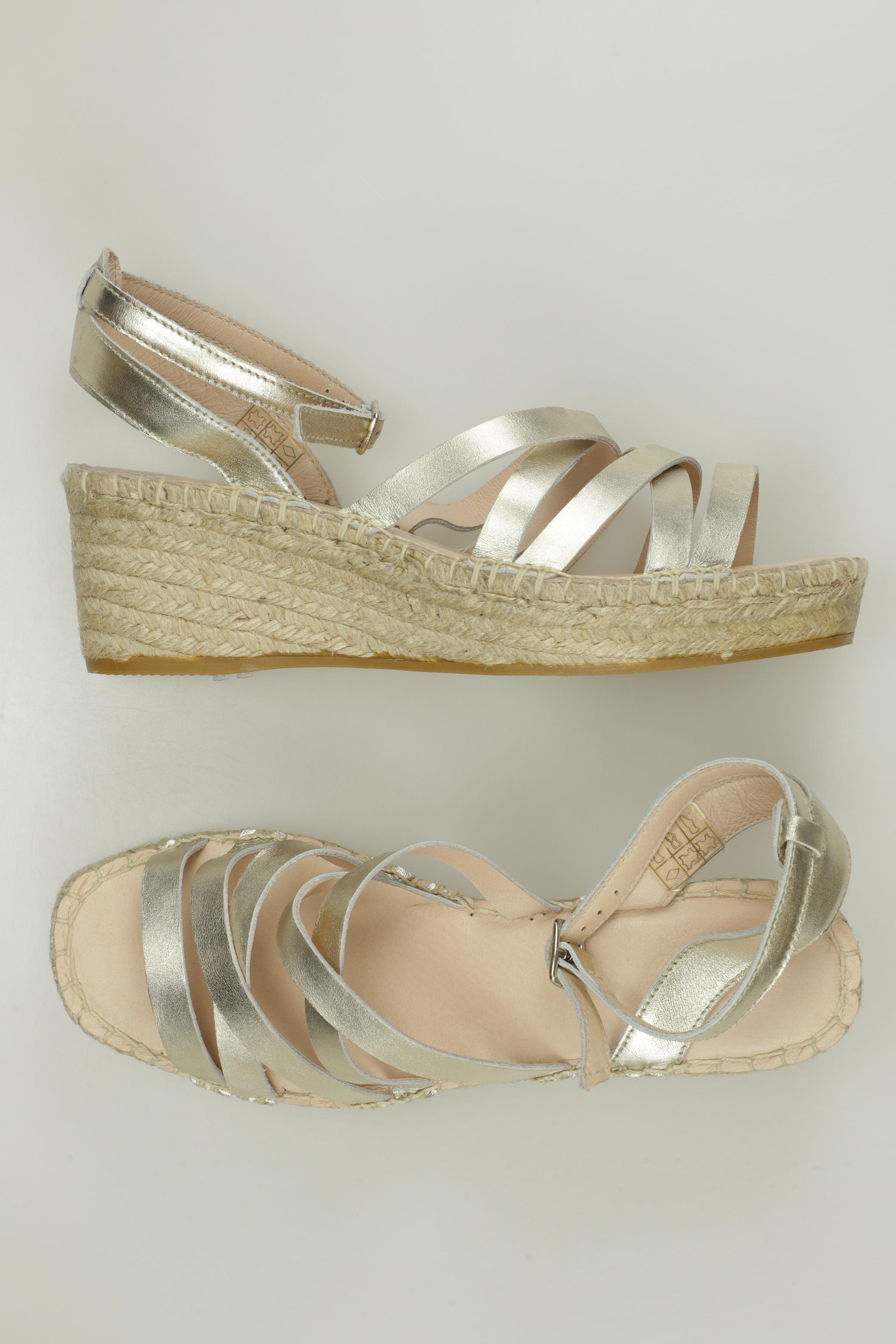 

Zign Damen Sandale, gold, Gr. 40