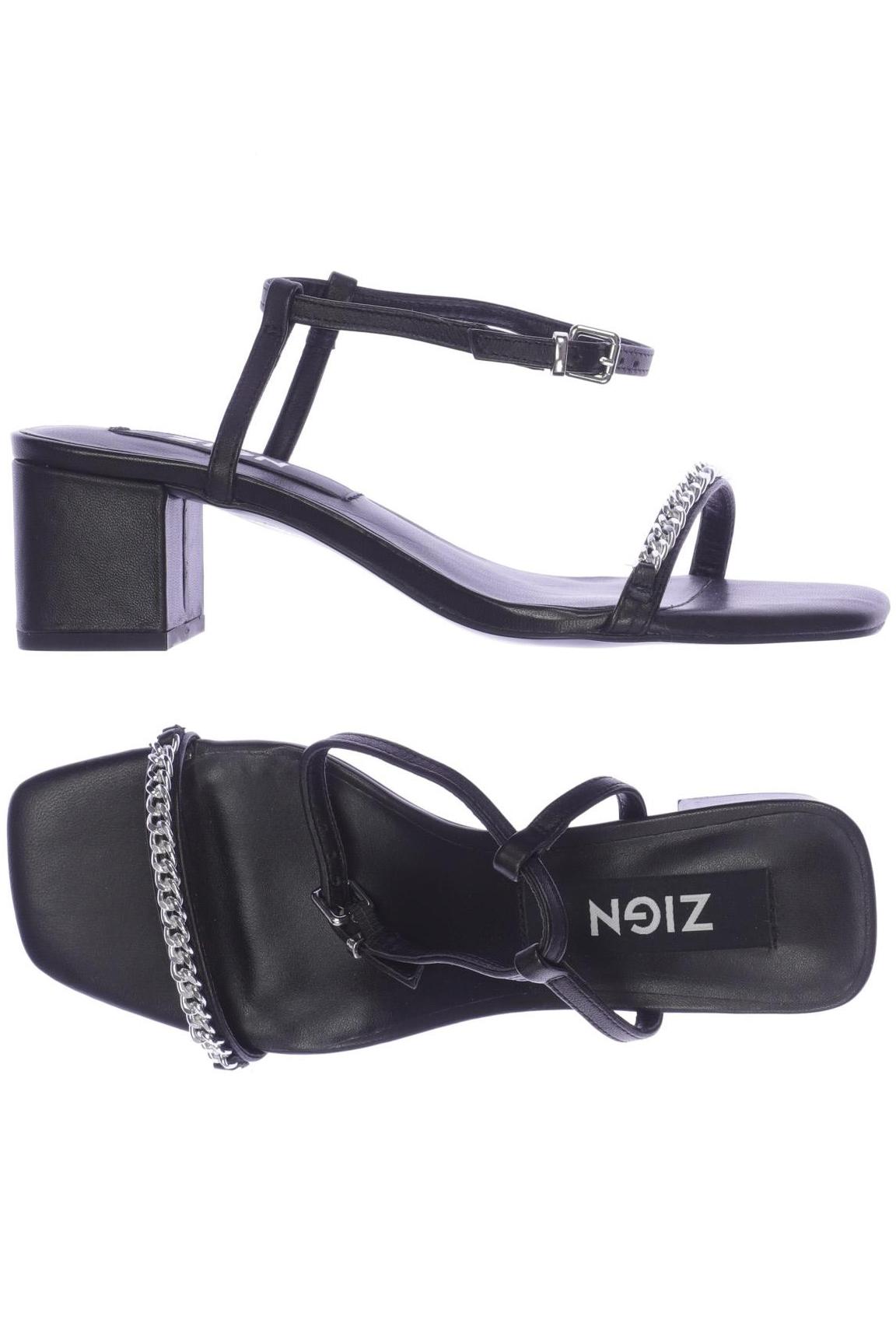 

Zign Damen Sandale, schwarz, Gr. 37
