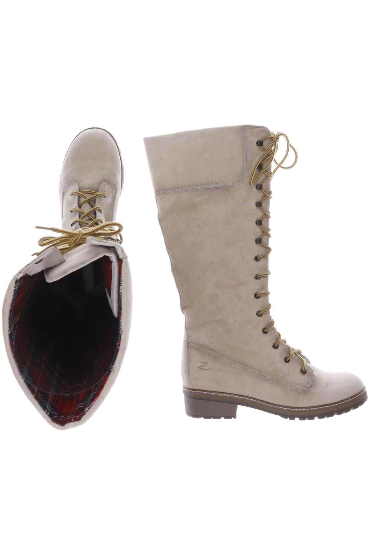 

Zign Damen Stiefel, cremeweiß, Gr. 40