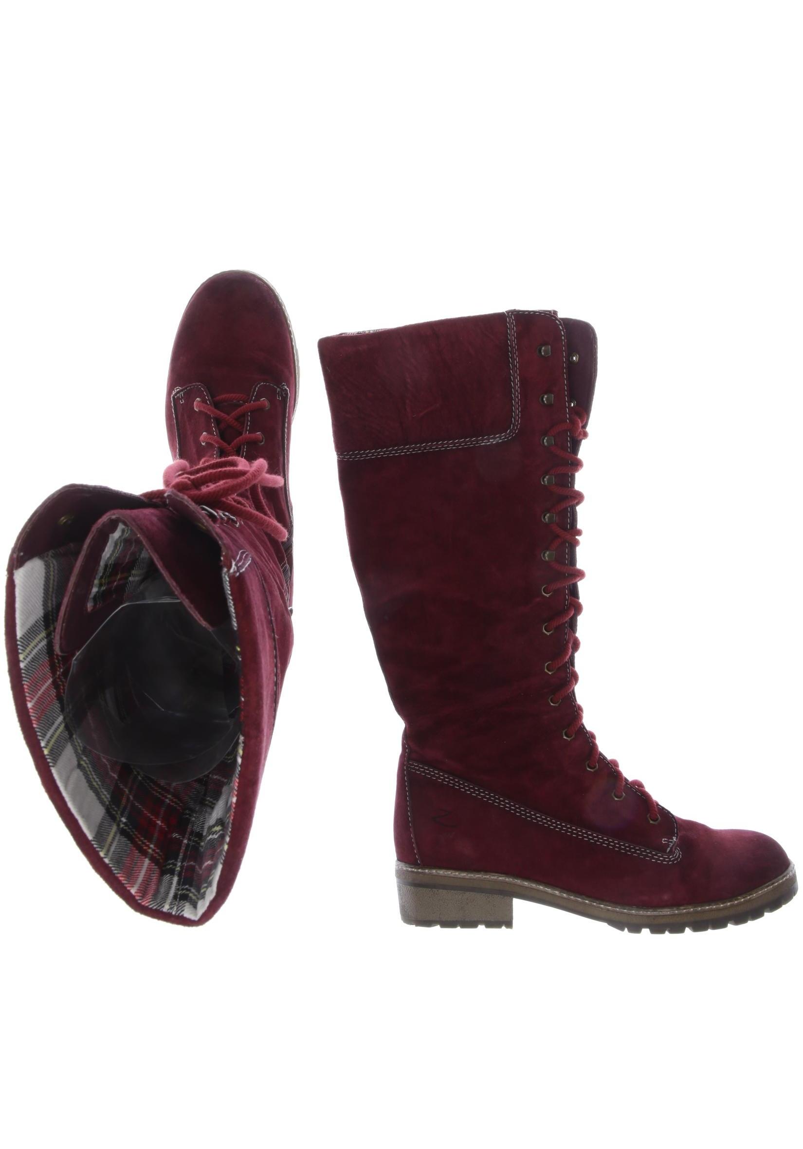 

Zign Damen Stiefel, bordeaux, Gr. 42