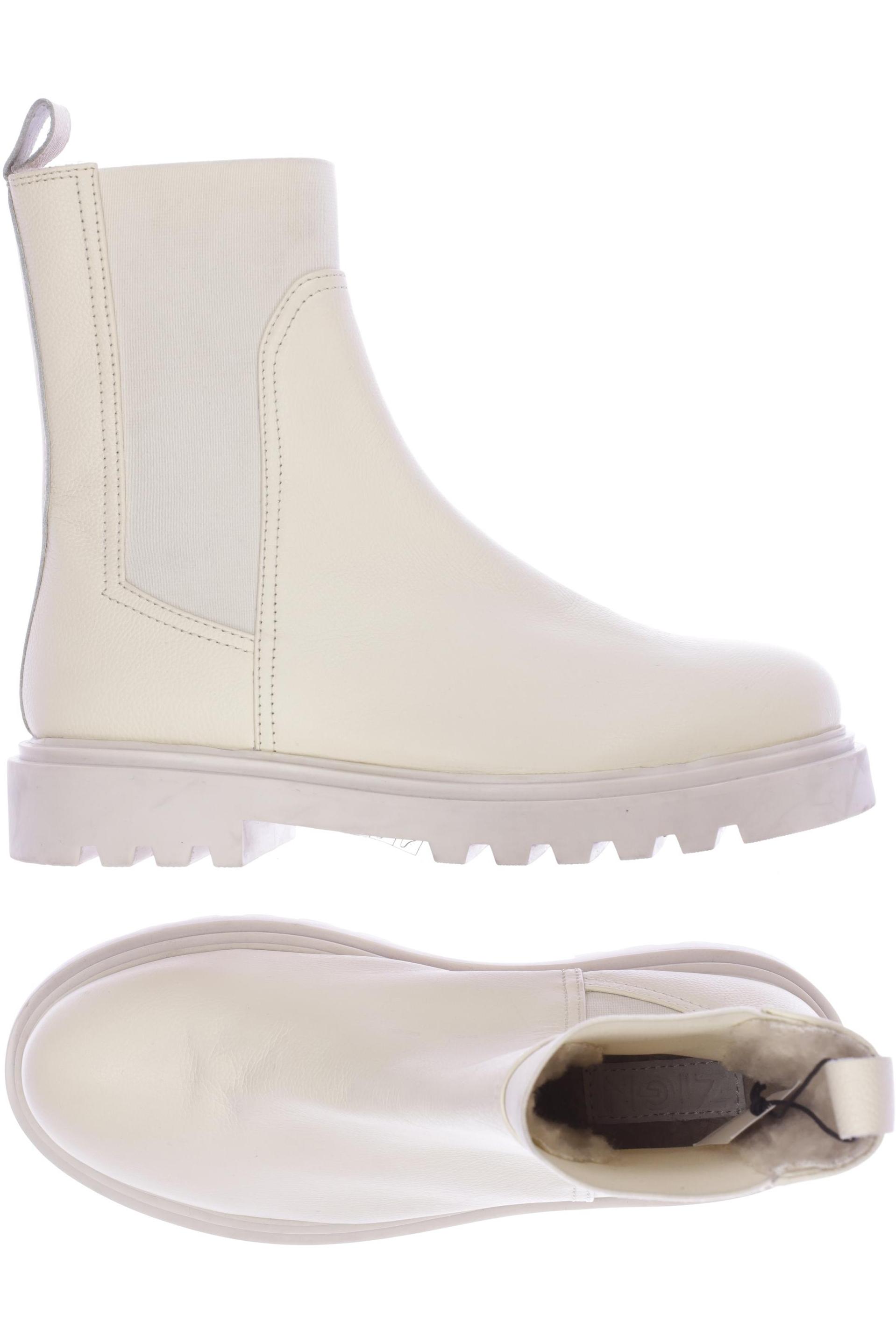 

Zign Damen Stiefelette, cremeweiß, Gr. 38