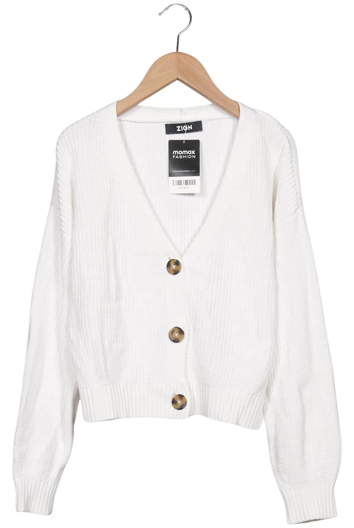 

Zign Damen Strickjacke, weiß, Gr. 36