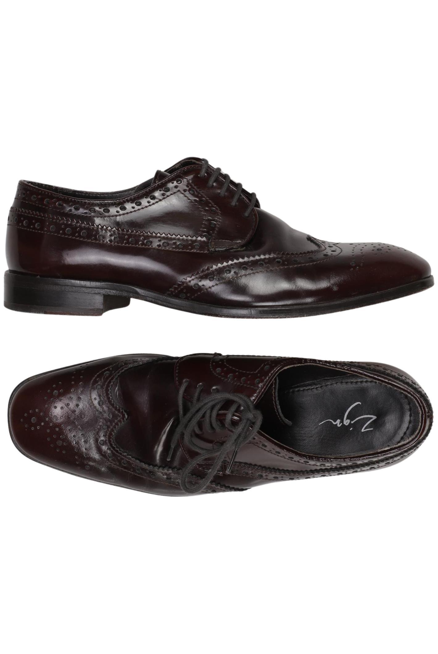 

Zign Herren Halbschuh, bordeaux, Gr. 40