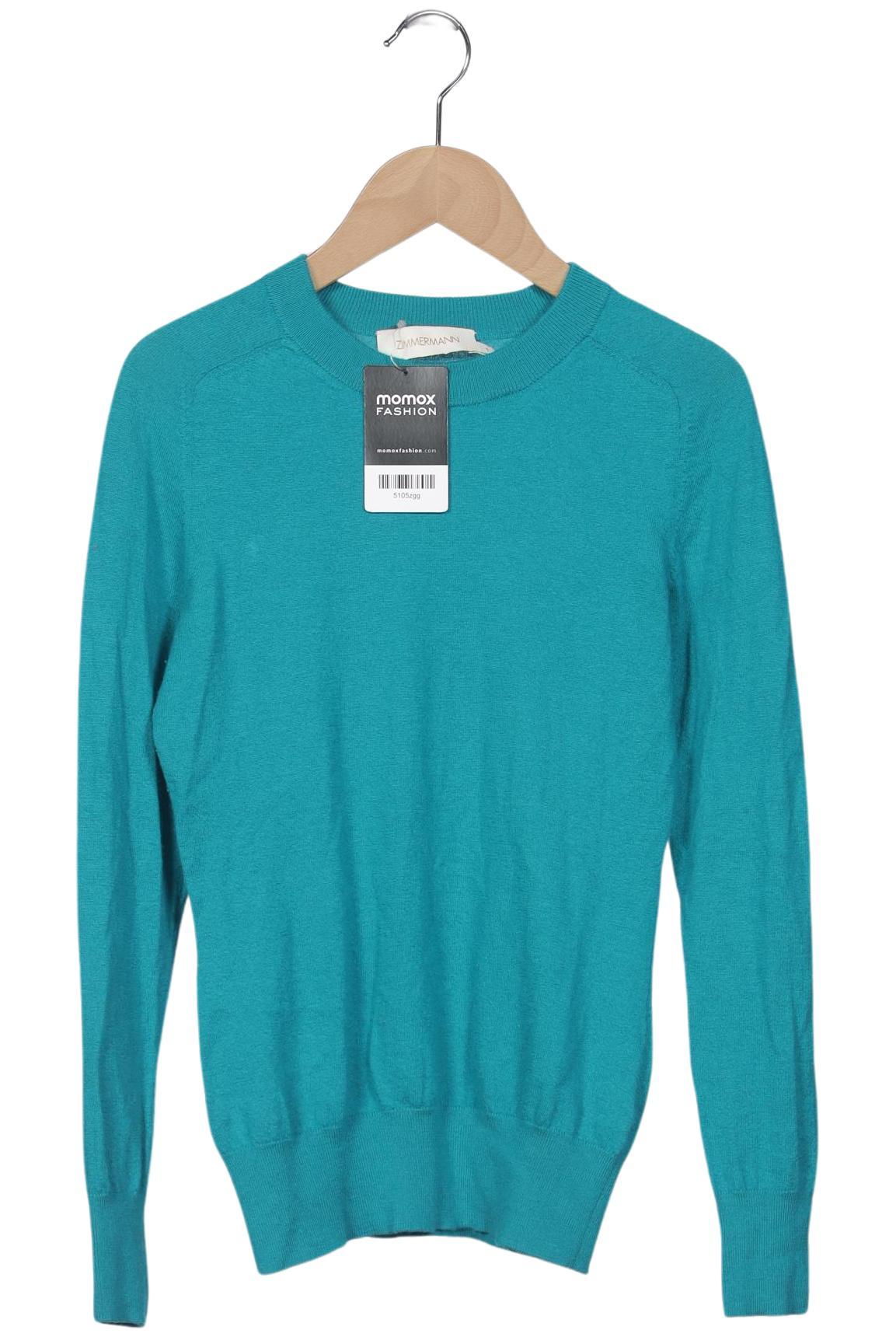 Thumbnail - Zimmermann Damen Pullover, türkis, Gr. 36