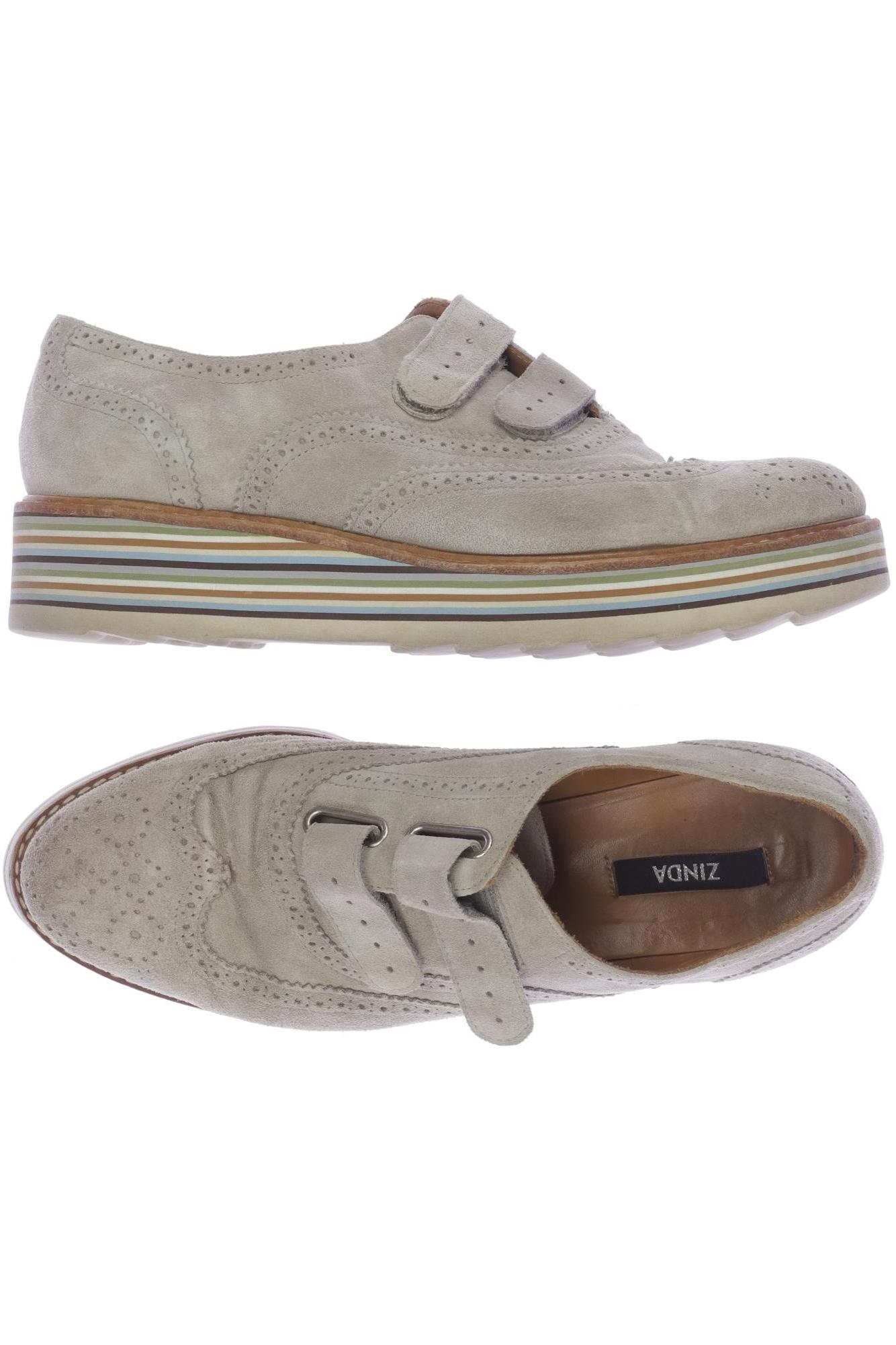 

Zinda Damen Halbschuh, beige, Gr. 38