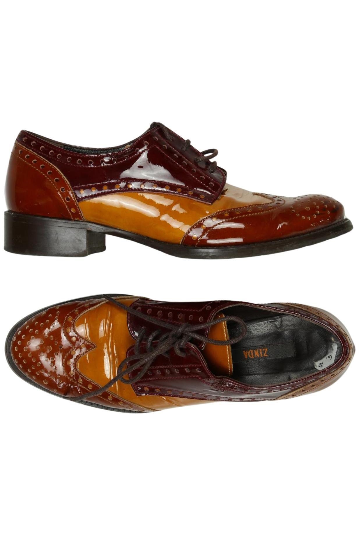 

Zinda Damen Halbschuh, orange, Gr. 37